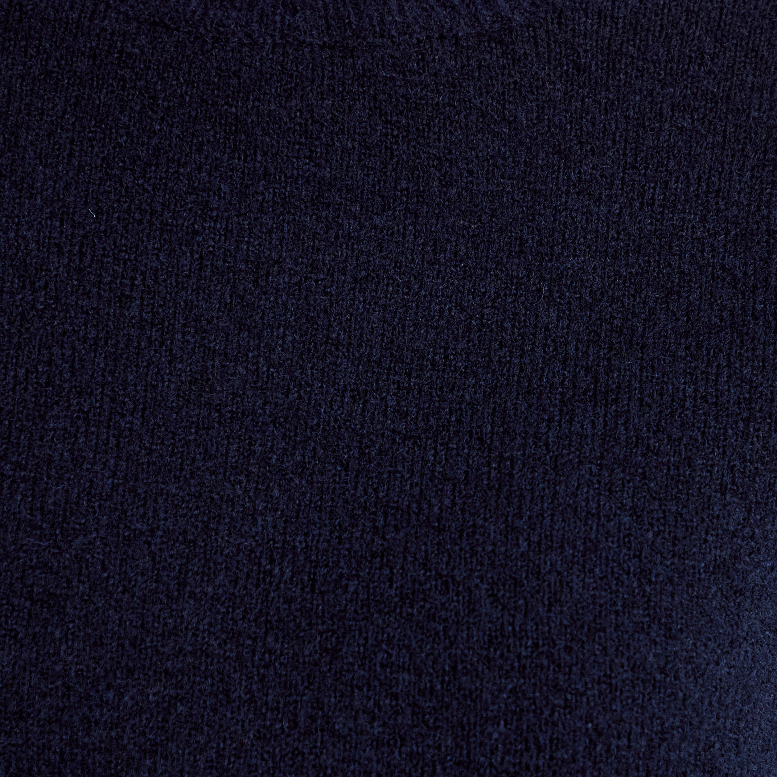 Pull col chemise manches longues bleu marine femme
