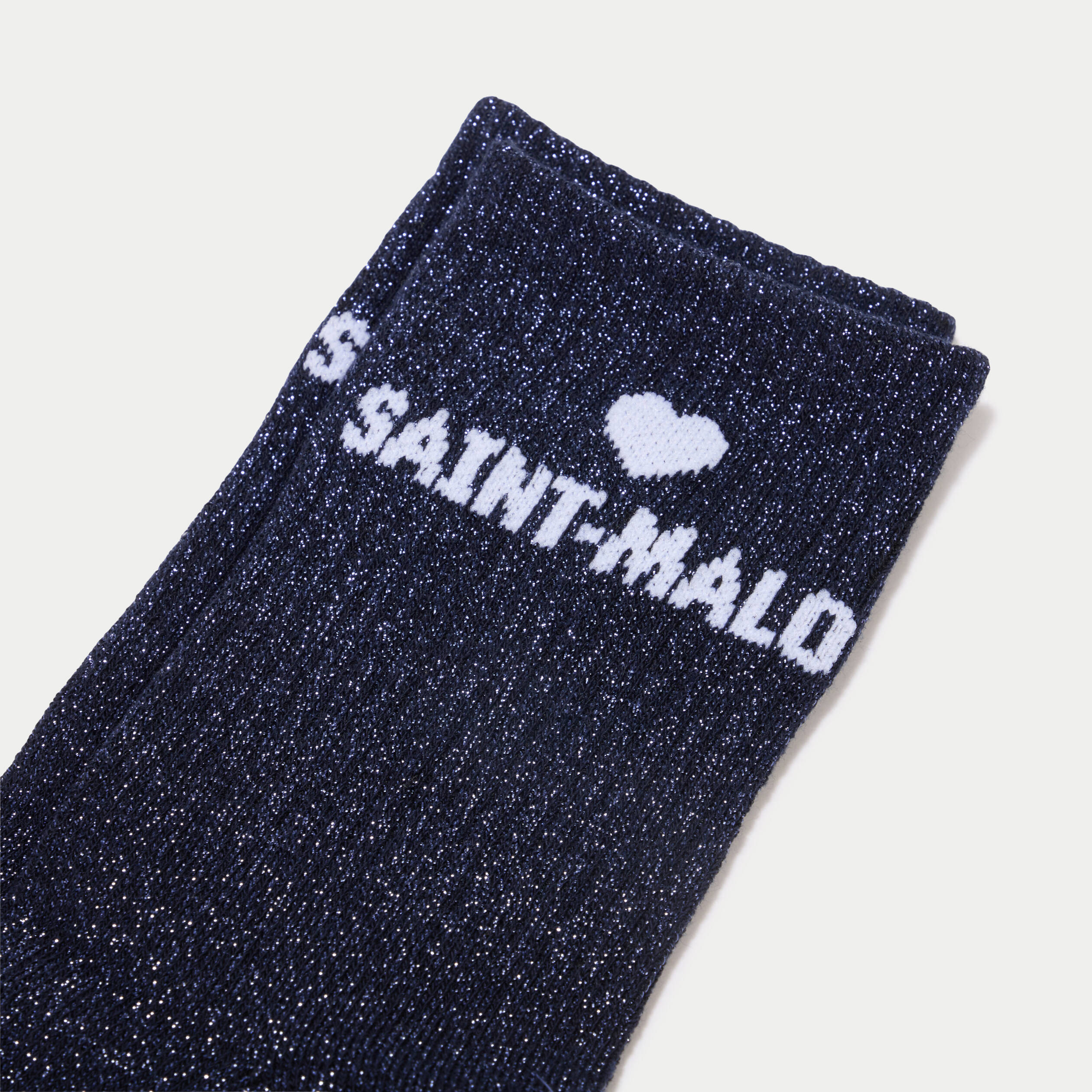 Lot 2 paires de chaussettes bleu marine femme