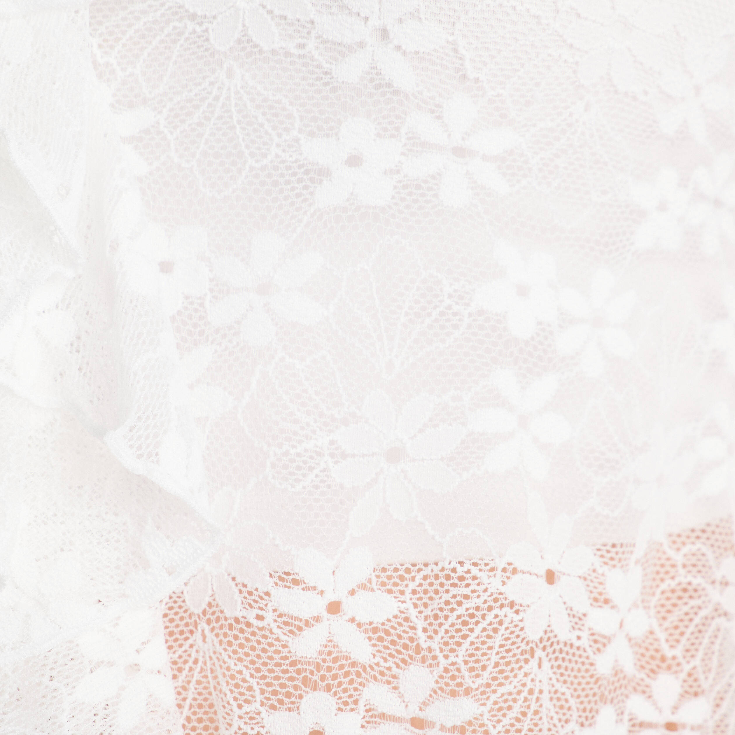debardeur dentelle et volants blanc femme Débardeur dentelle et volants blanc femme