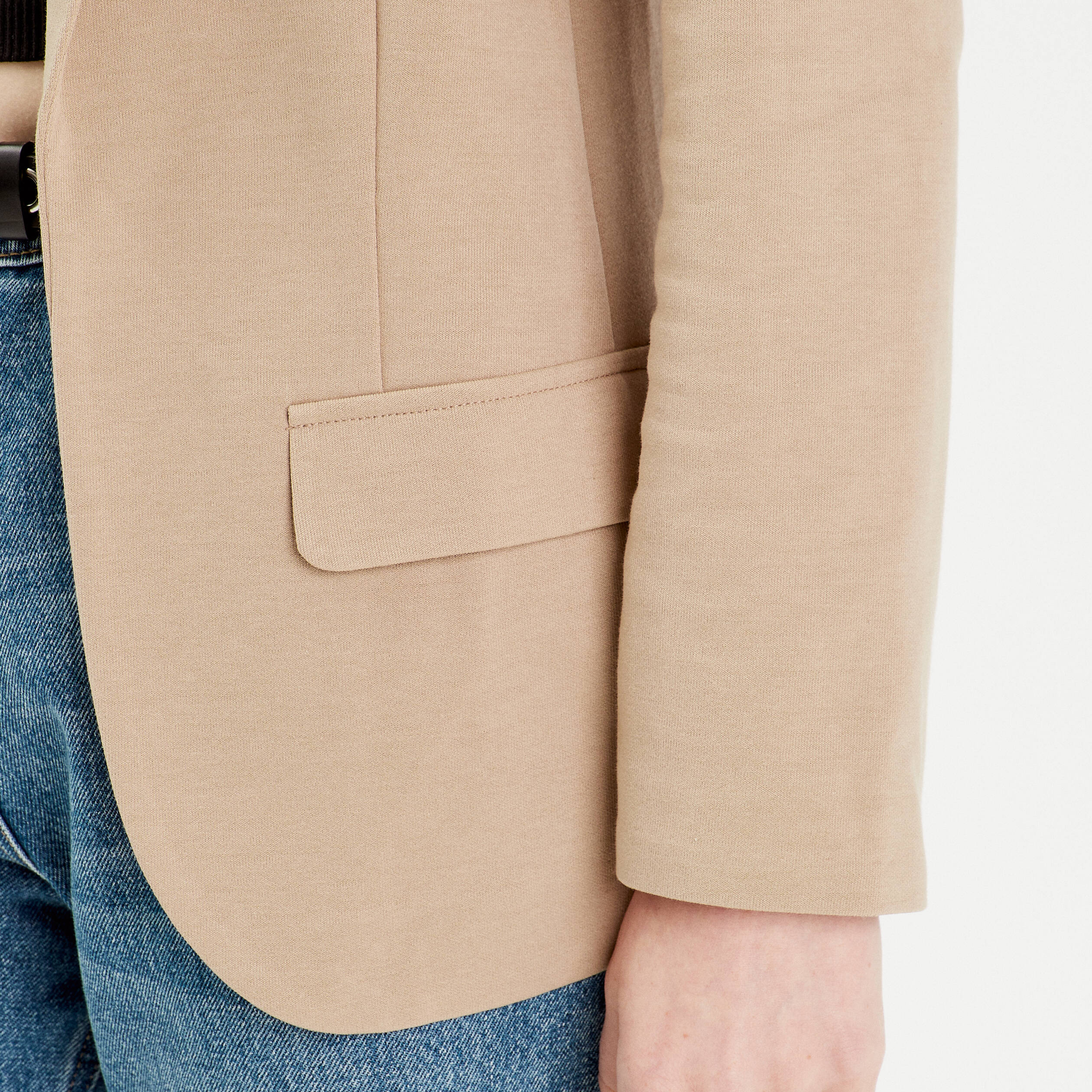 Veste blazer cintree beige femme Vibs