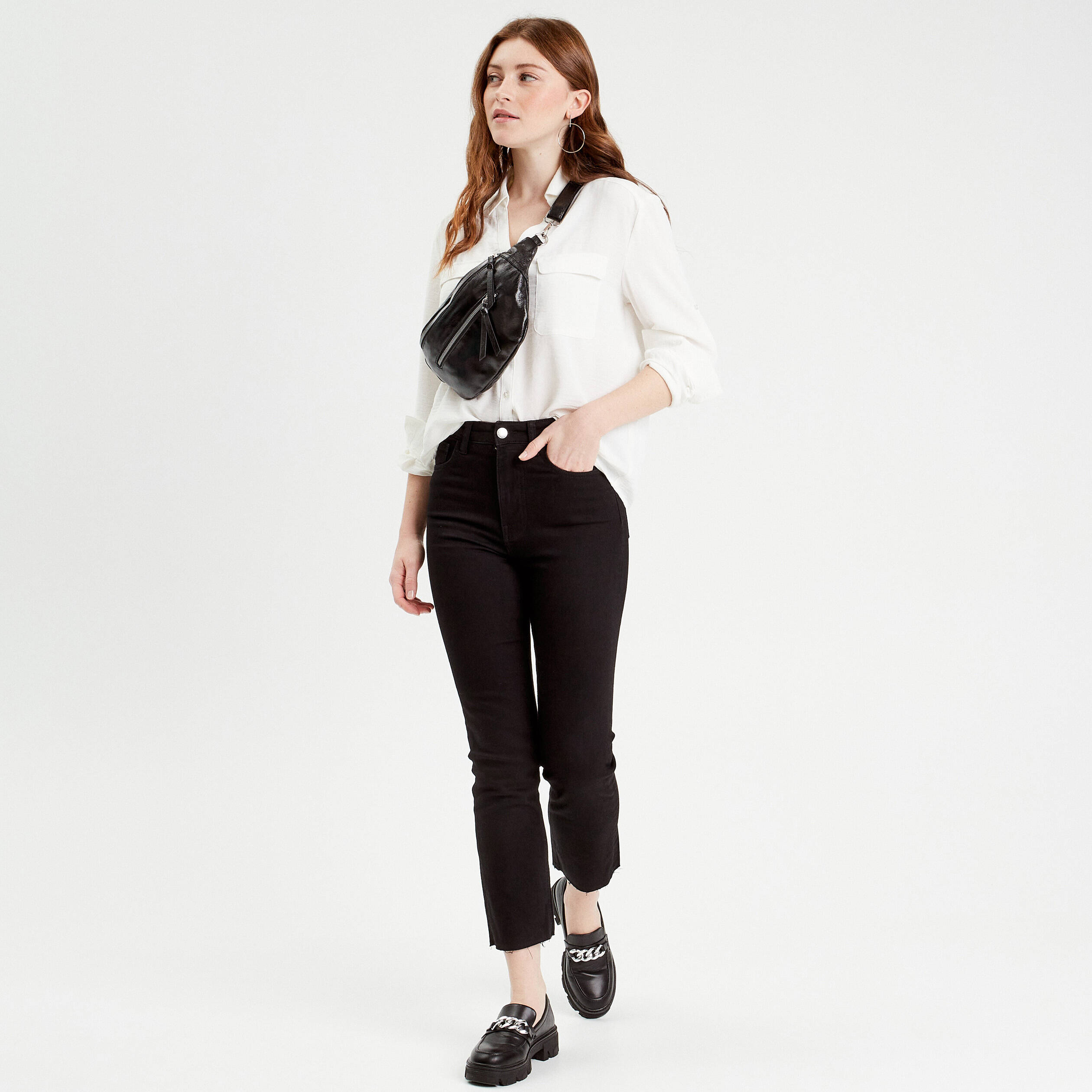 chemise manches longues ecru femme Chemise manches longues ecru femme