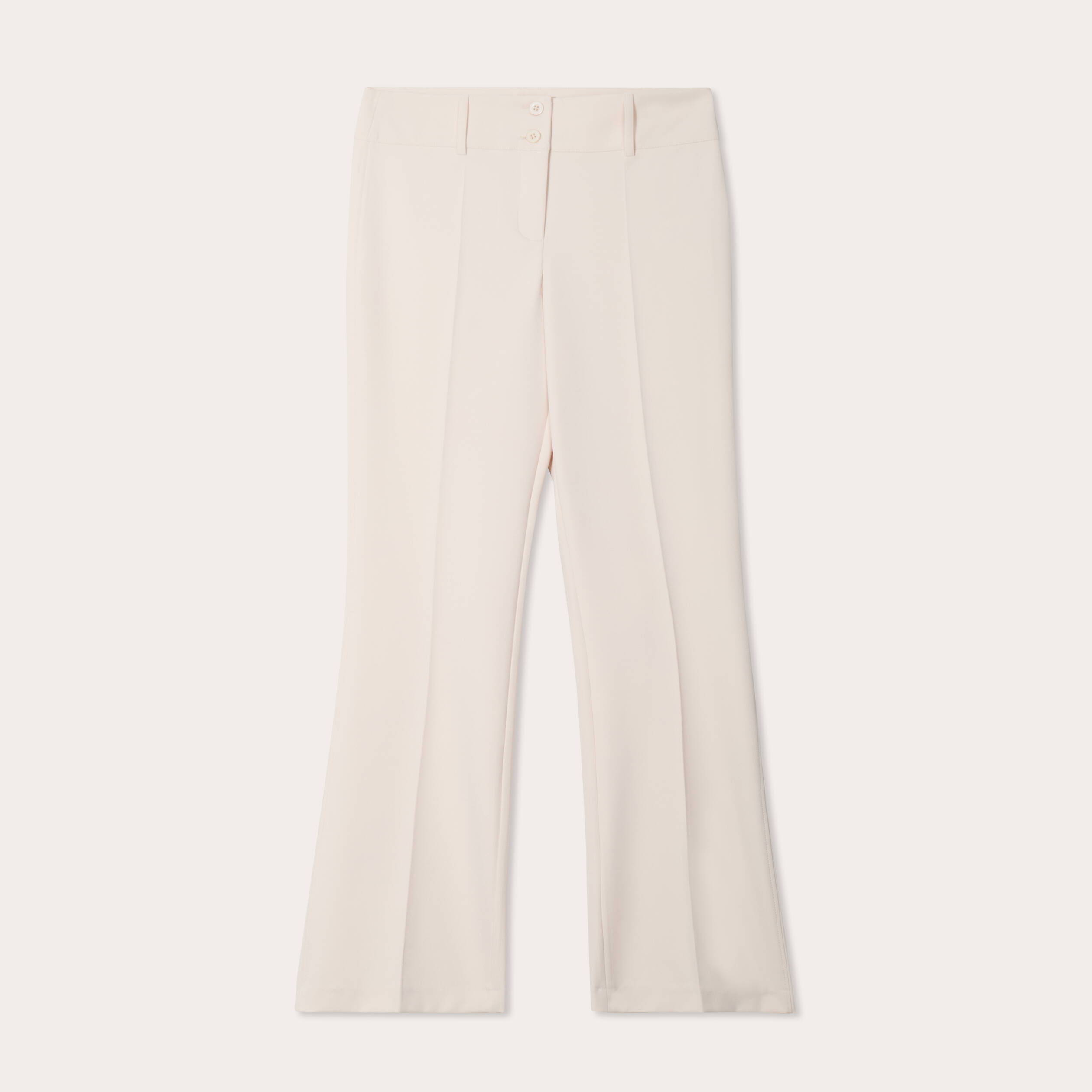 Pantalon flare sable femme