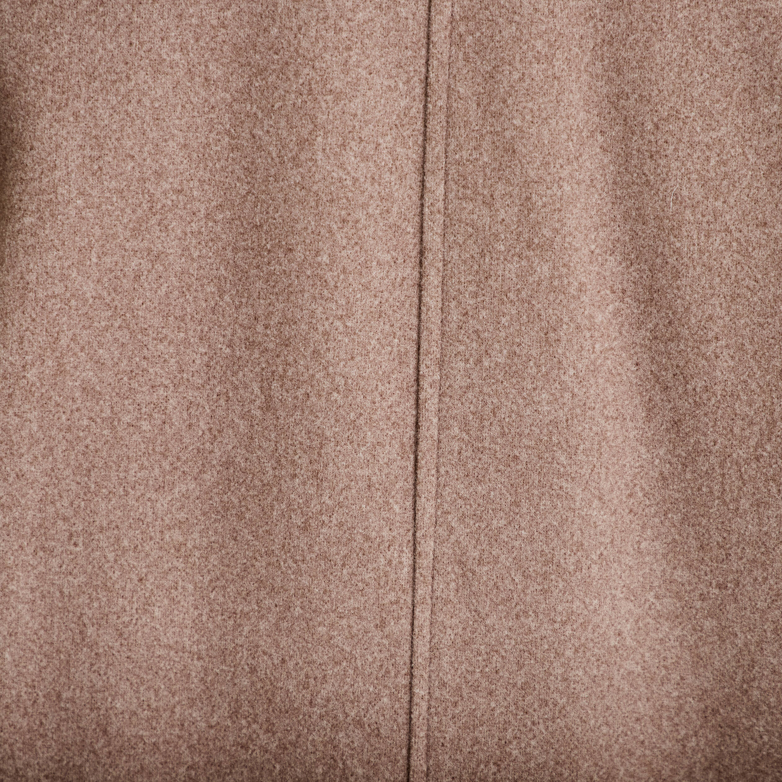Trench droit court col tailleur taupe femme