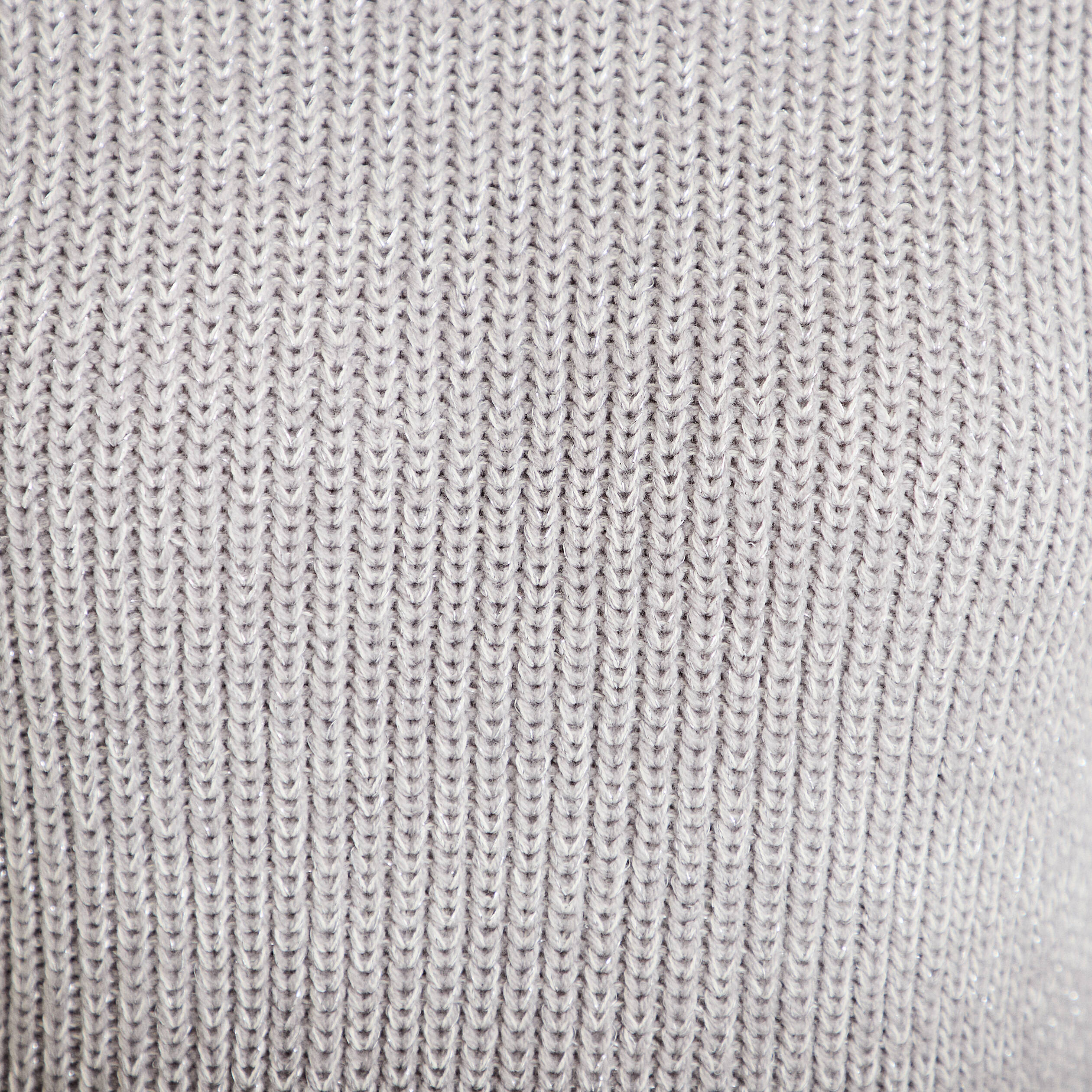 Pull manches longues gris clair femme