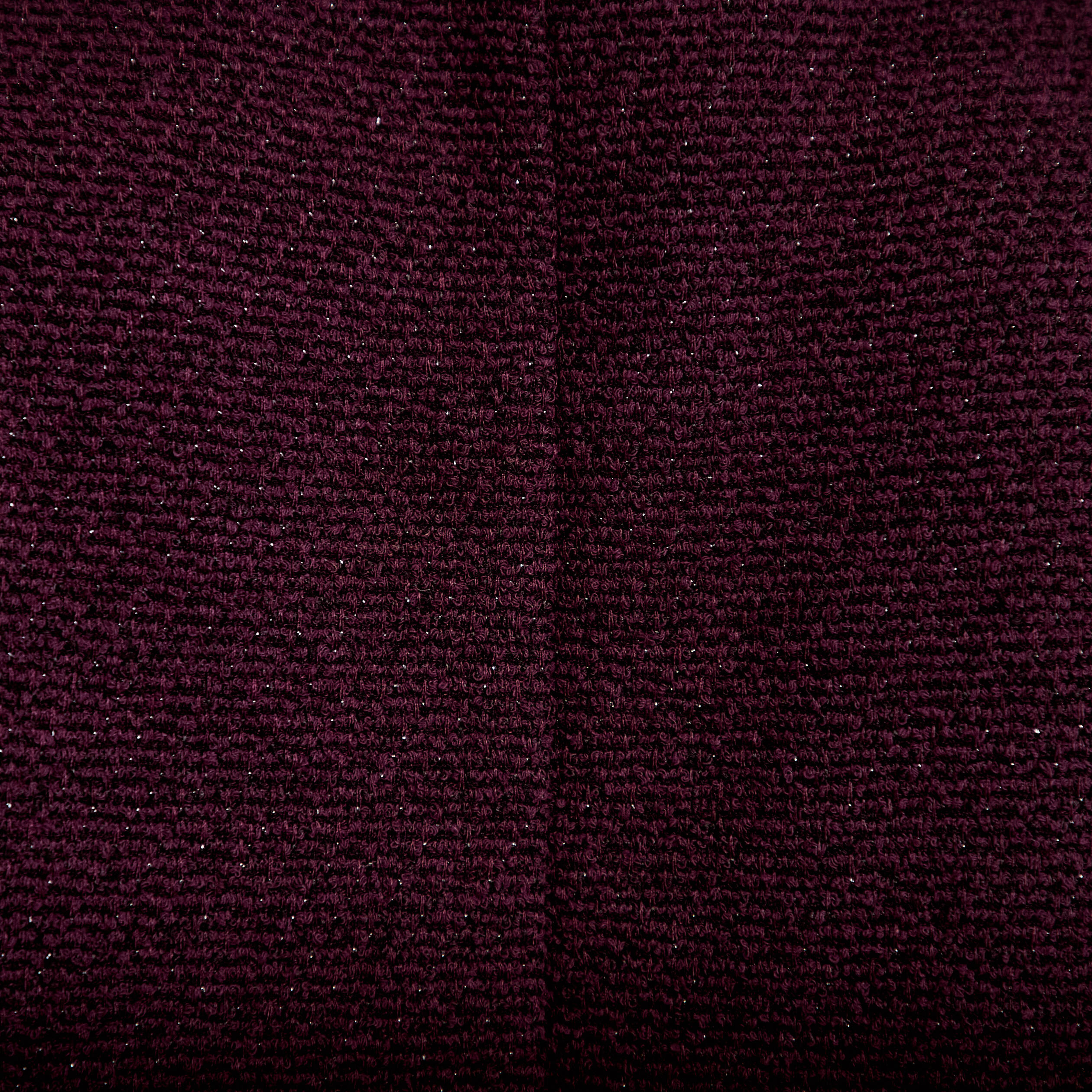 Gilet sans manches tweed violet fonc&eacute; femme