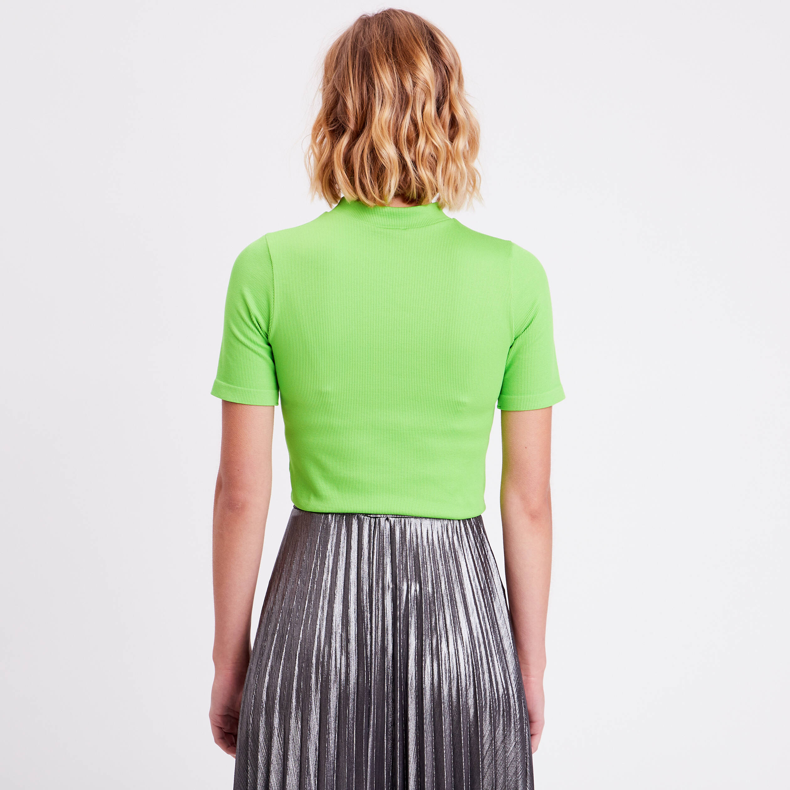 t shirt manches courtes vert femme T-shirt manches courtes vert femme