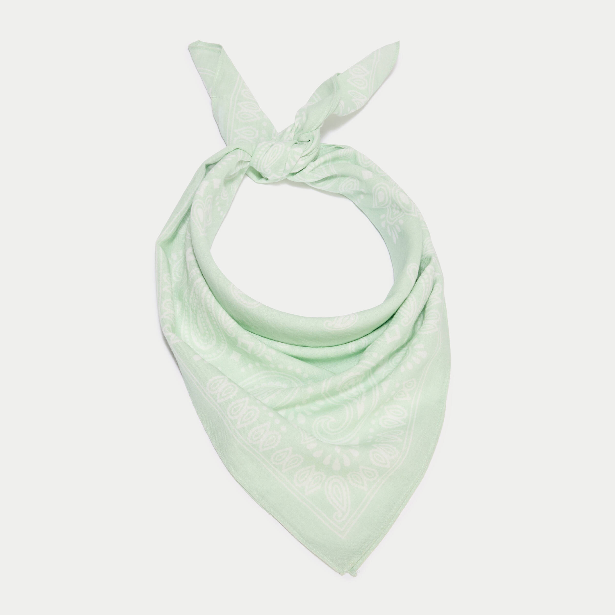 Foulard vert pastel femme