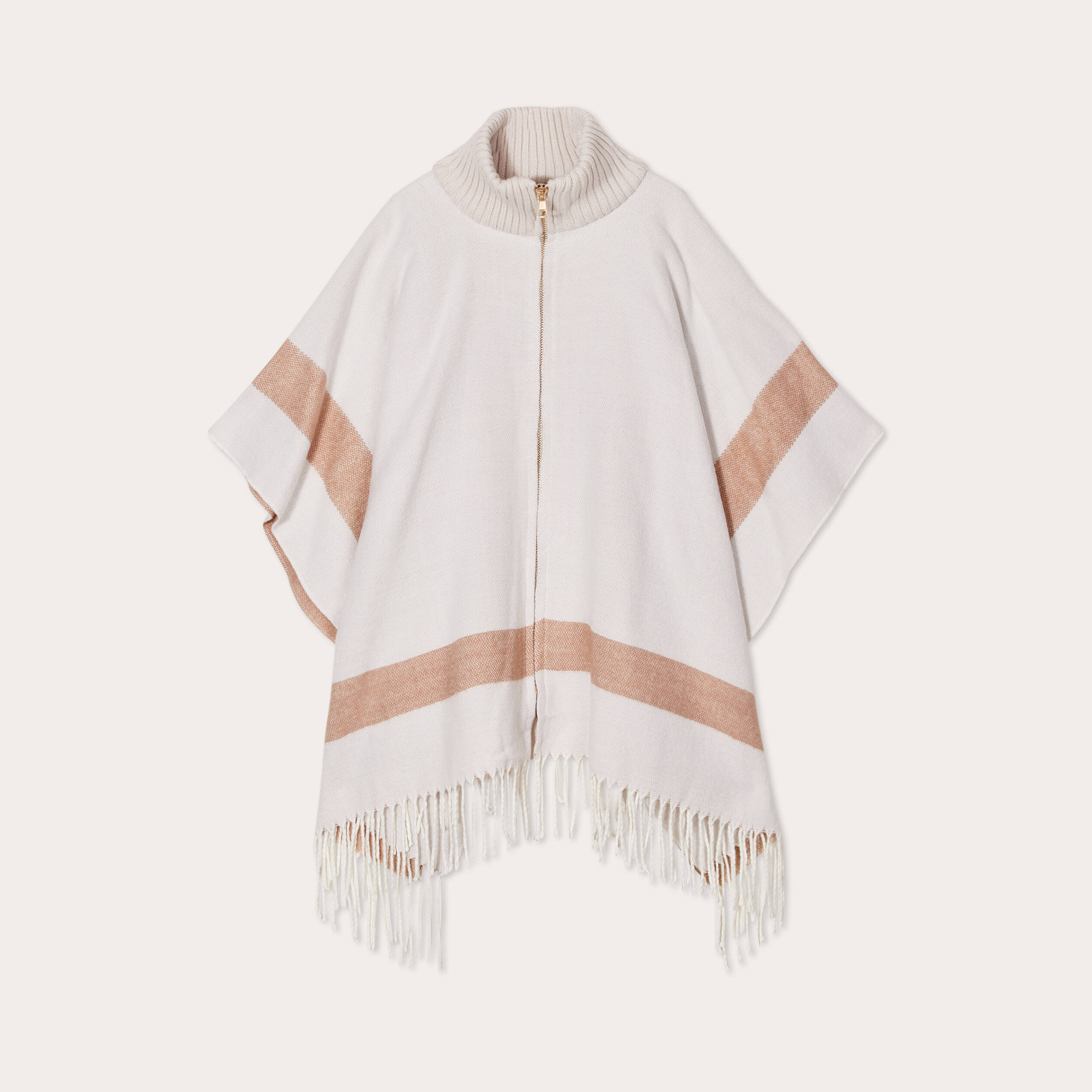 Poncho Cape Femme Hiver ZLYC - Tricot Acrylique à Franges | Écharpe Châle Décoration Élégante