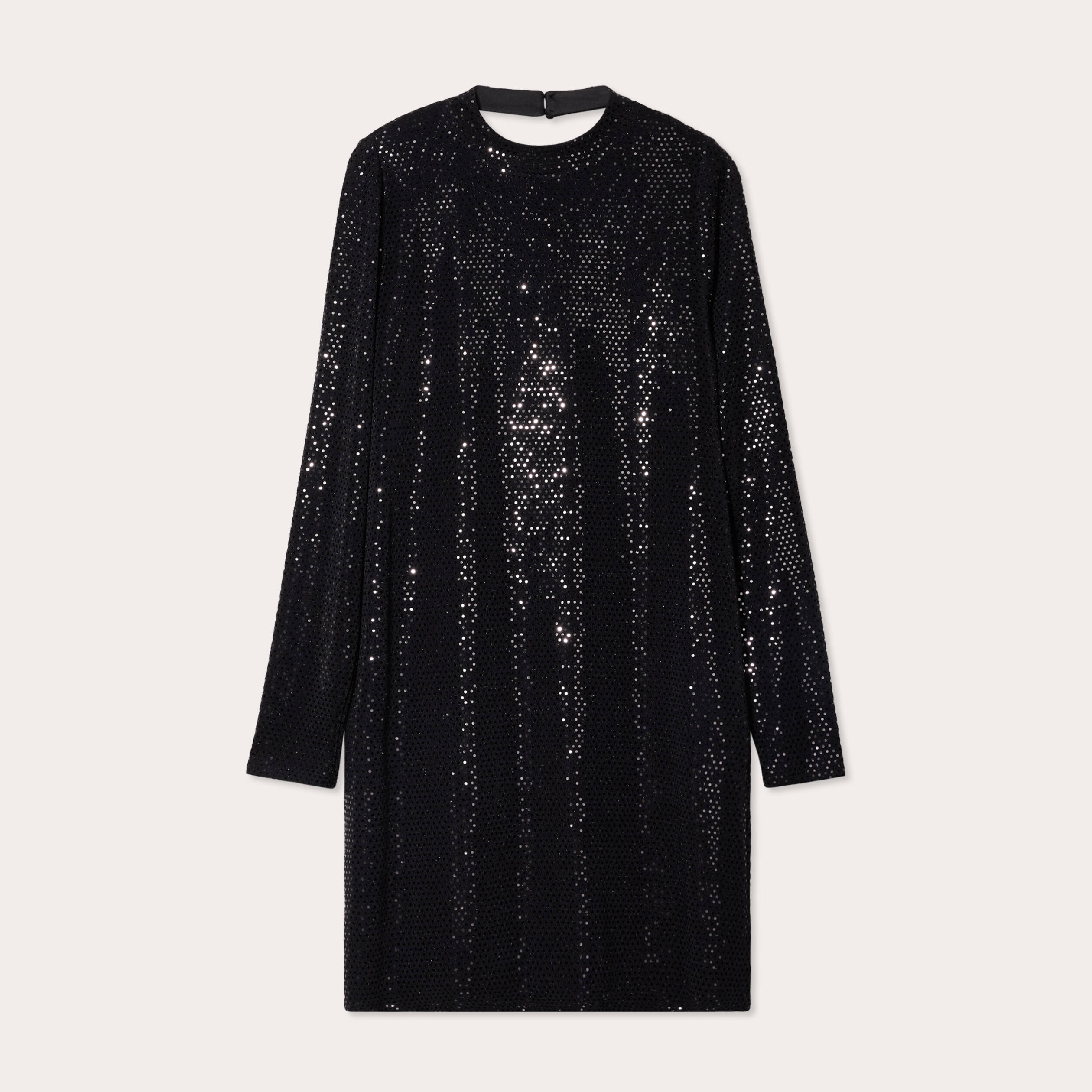 robe evasee avec sequins noir femme Robe évasée avec sequins noir femme