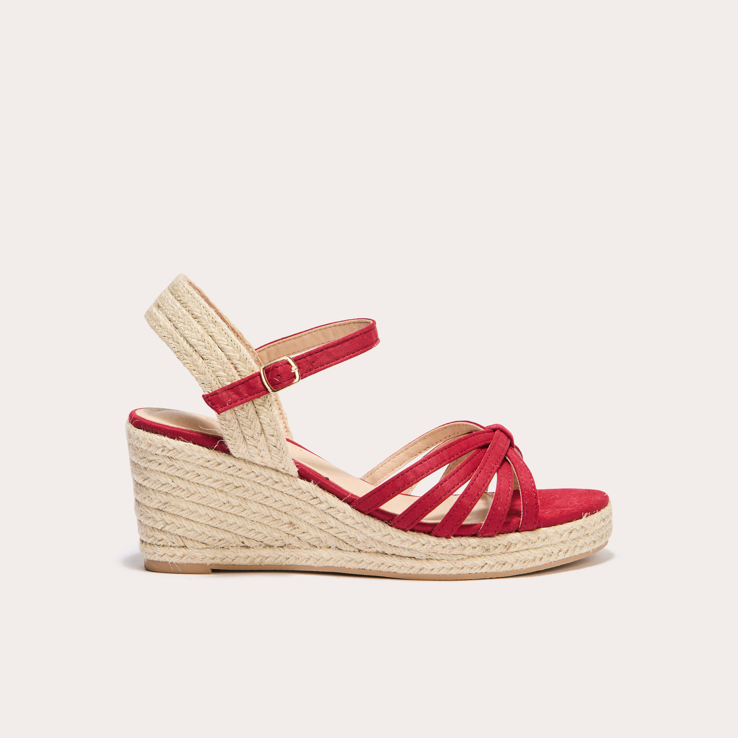 Sandales Compensées (wedges) NEXT Urban - Taille UK 4 (FR 37) - Couleur Taupe - Neuves Sans Boîte
