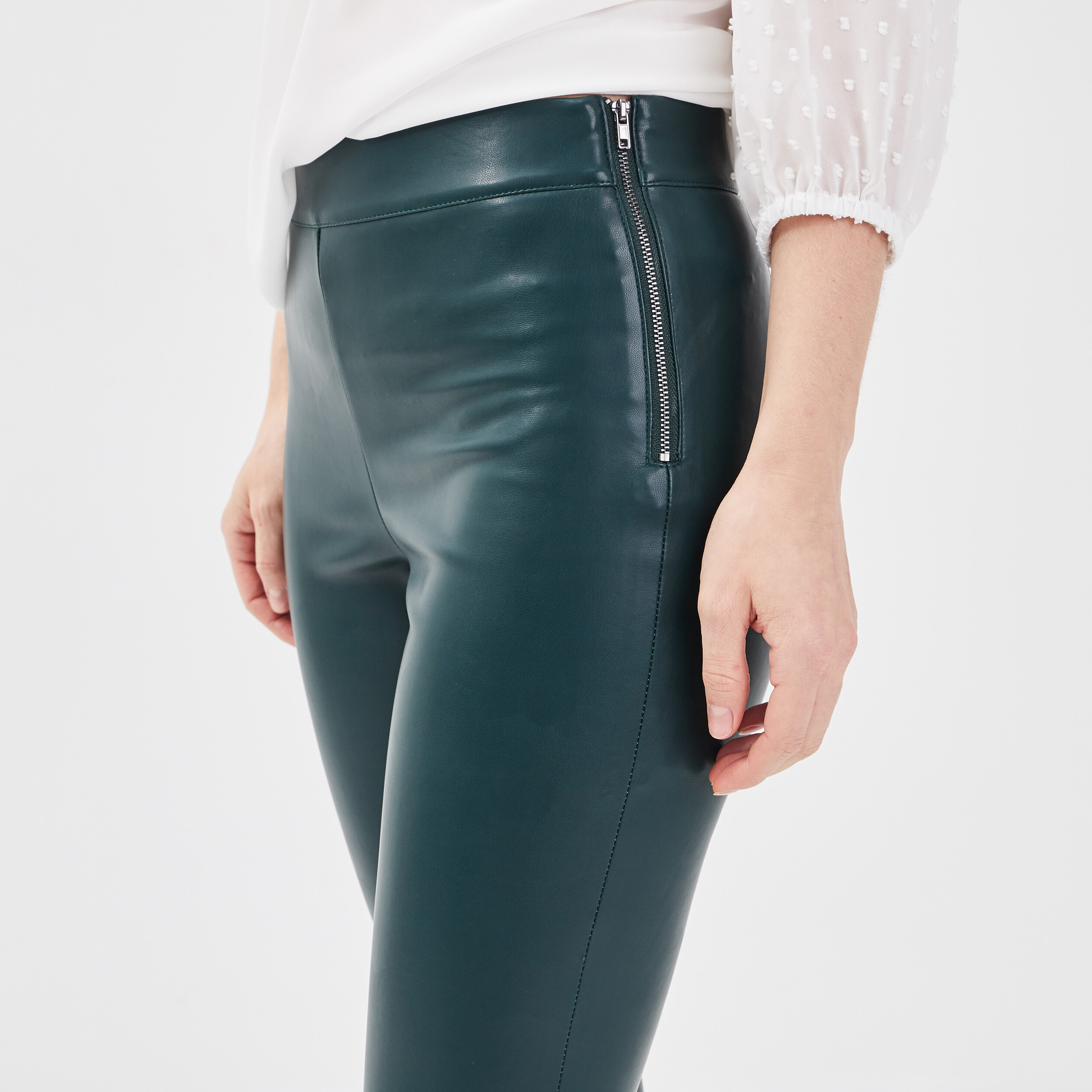 Legging femme simili clearance cuir