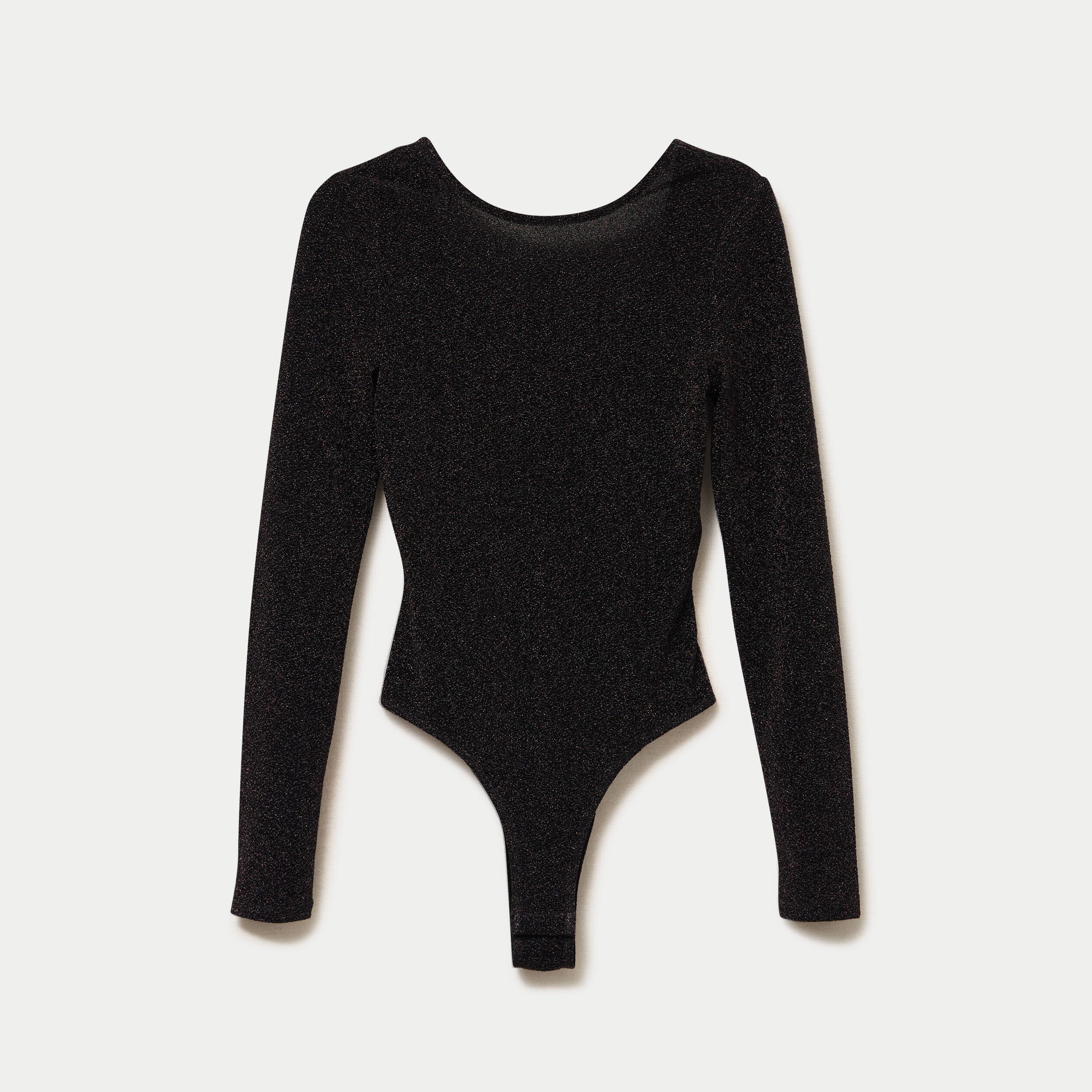 Body manches longues marron fonc&eacute; femme