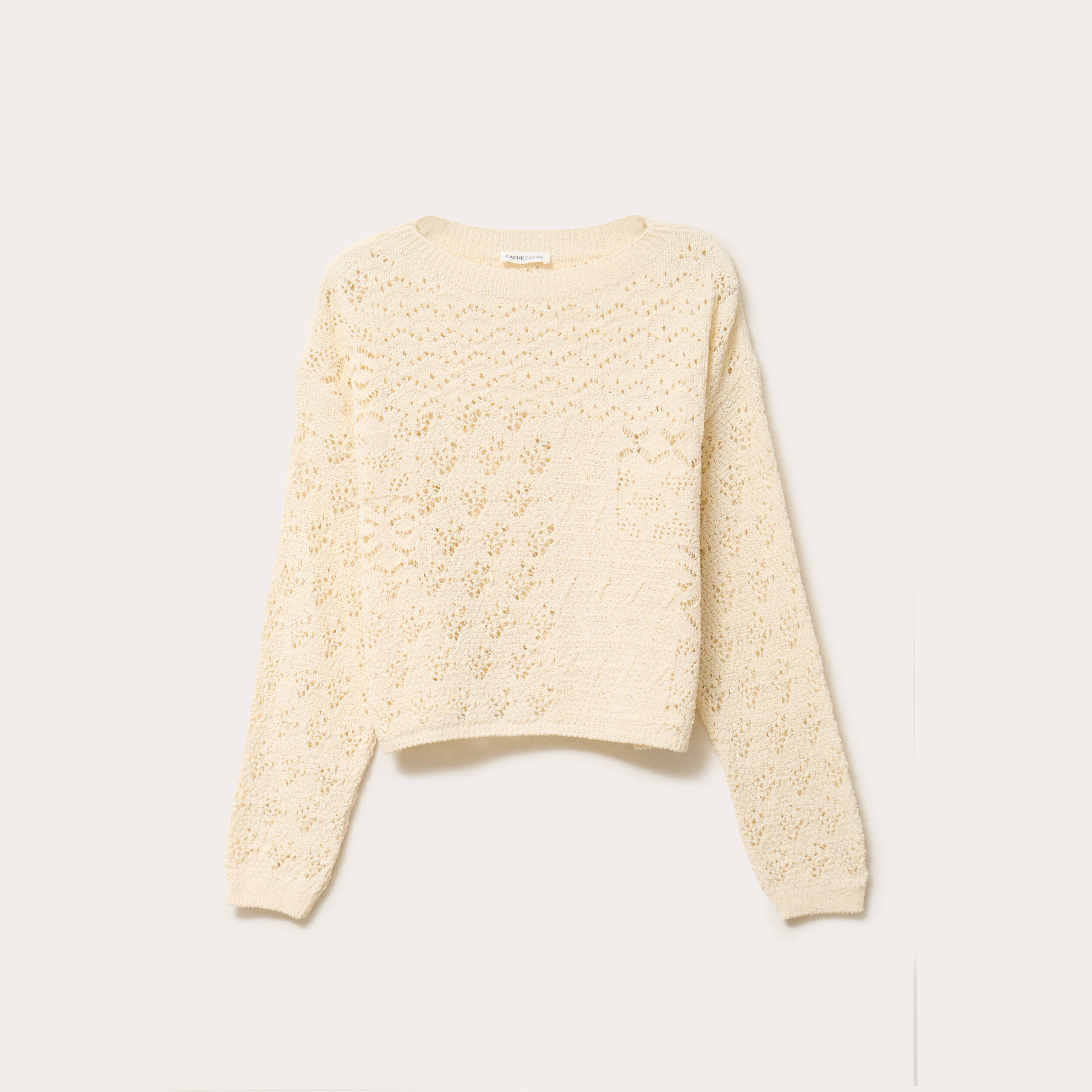 pull manches longues ecru femme Pull manches longues ecru femme
