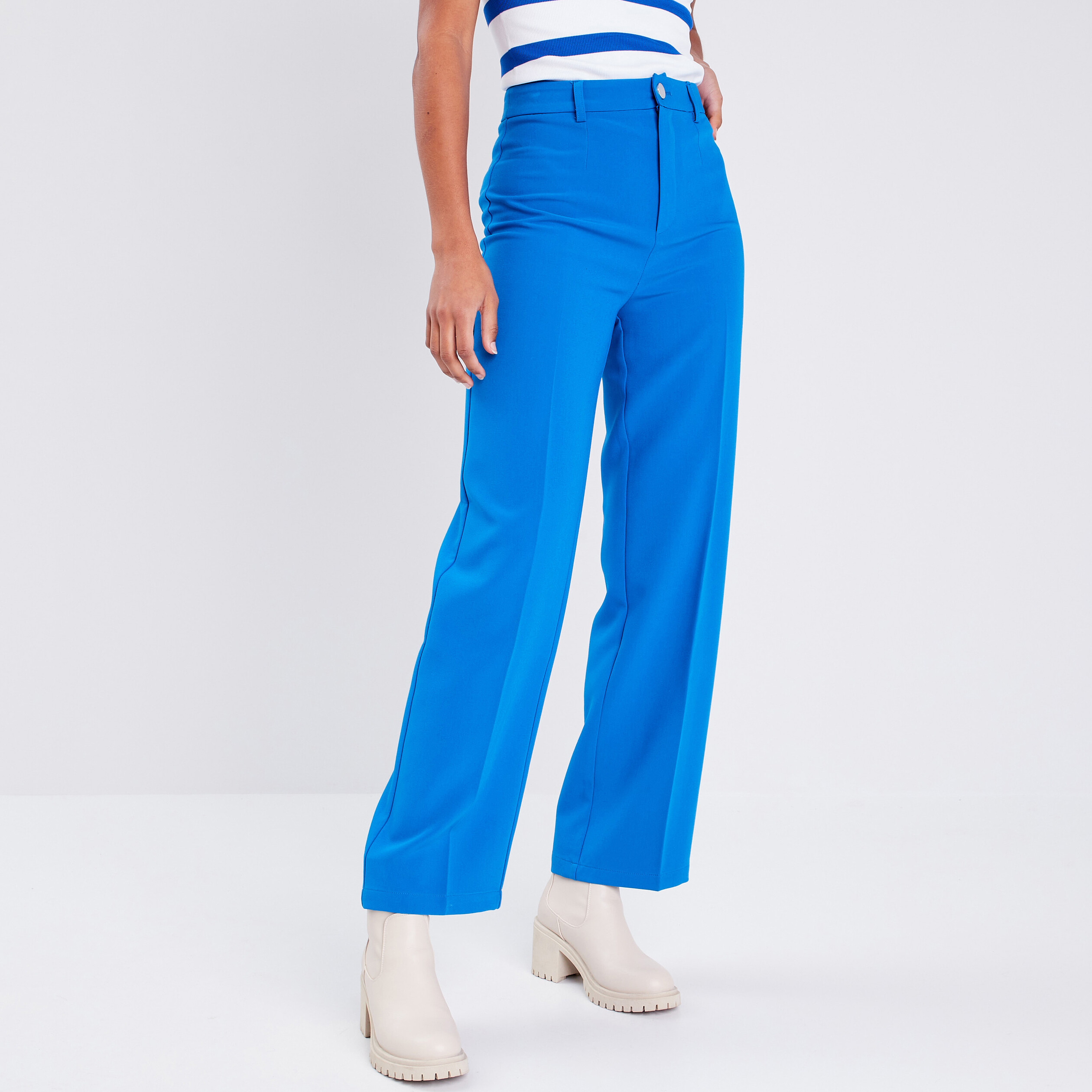 Pantalon large femme cache cache 2025