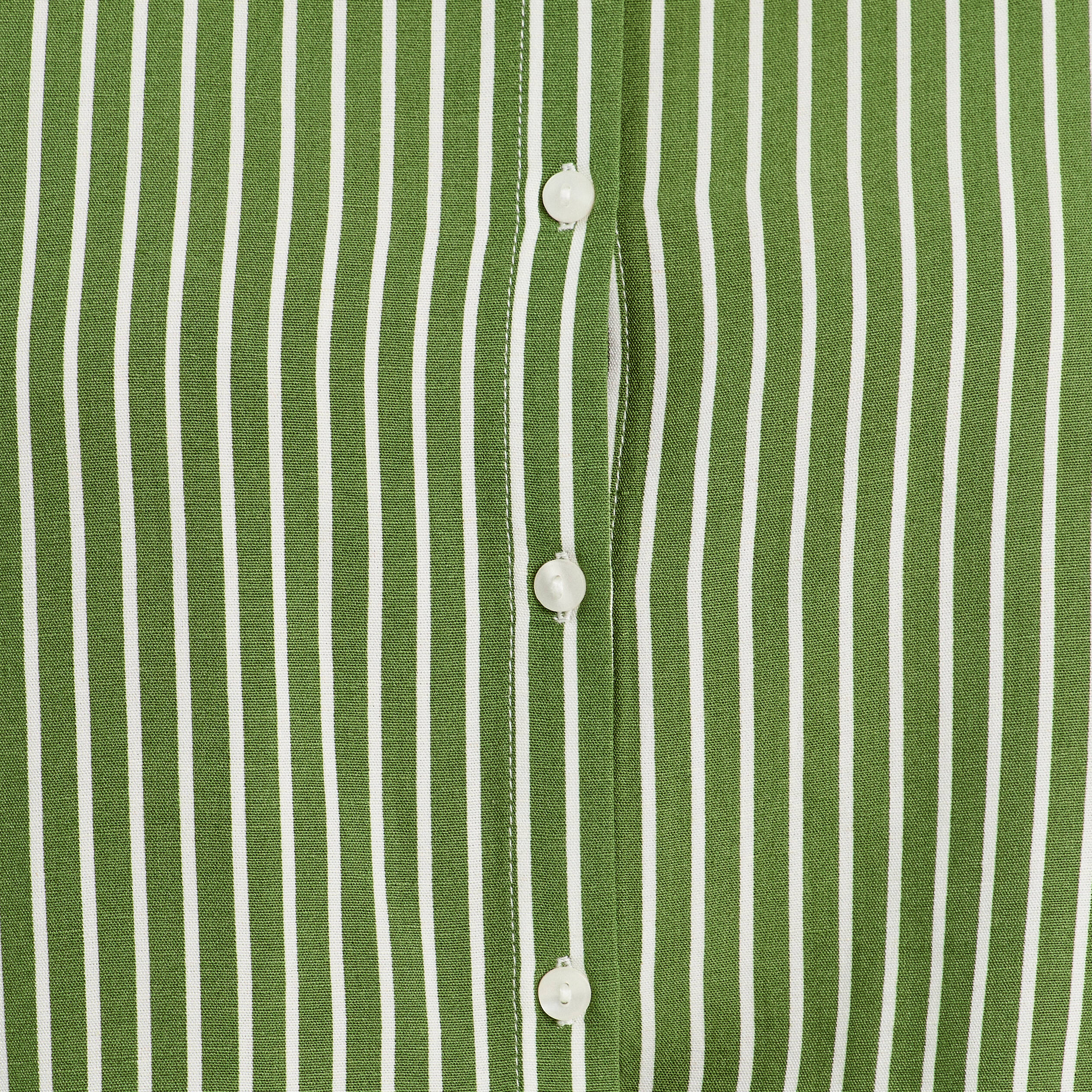 Chemise manches courtes vert kaki femme