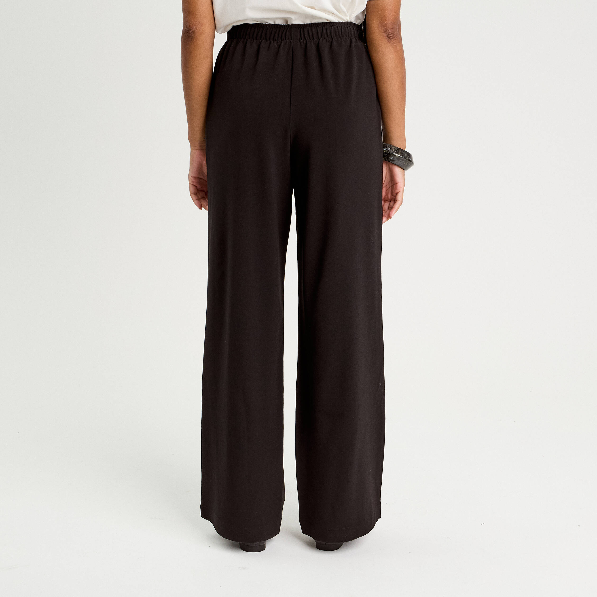 pantalon large noir femme Pantalon large noir femme