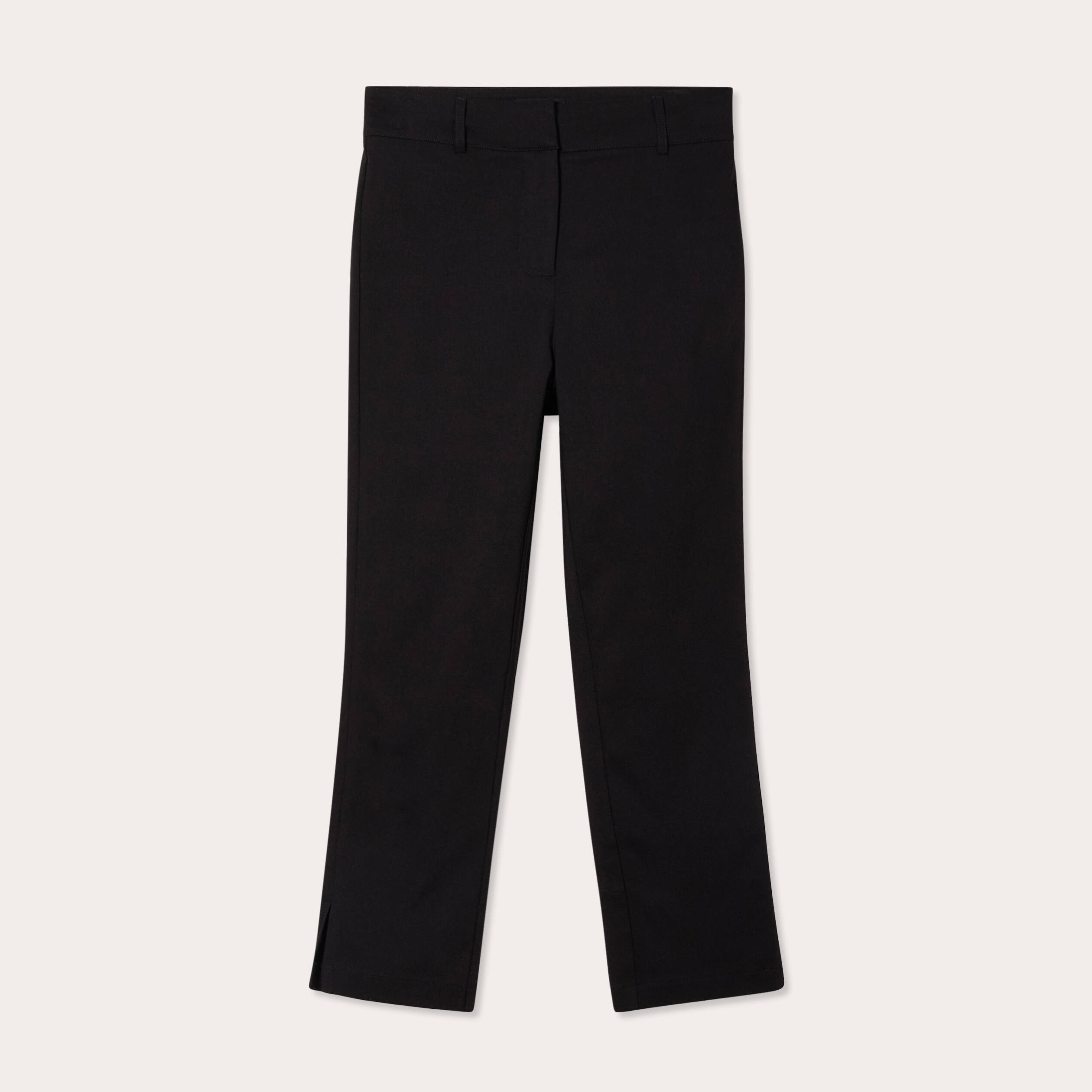 Pantalon capri ajusté 7/8ème noir femme