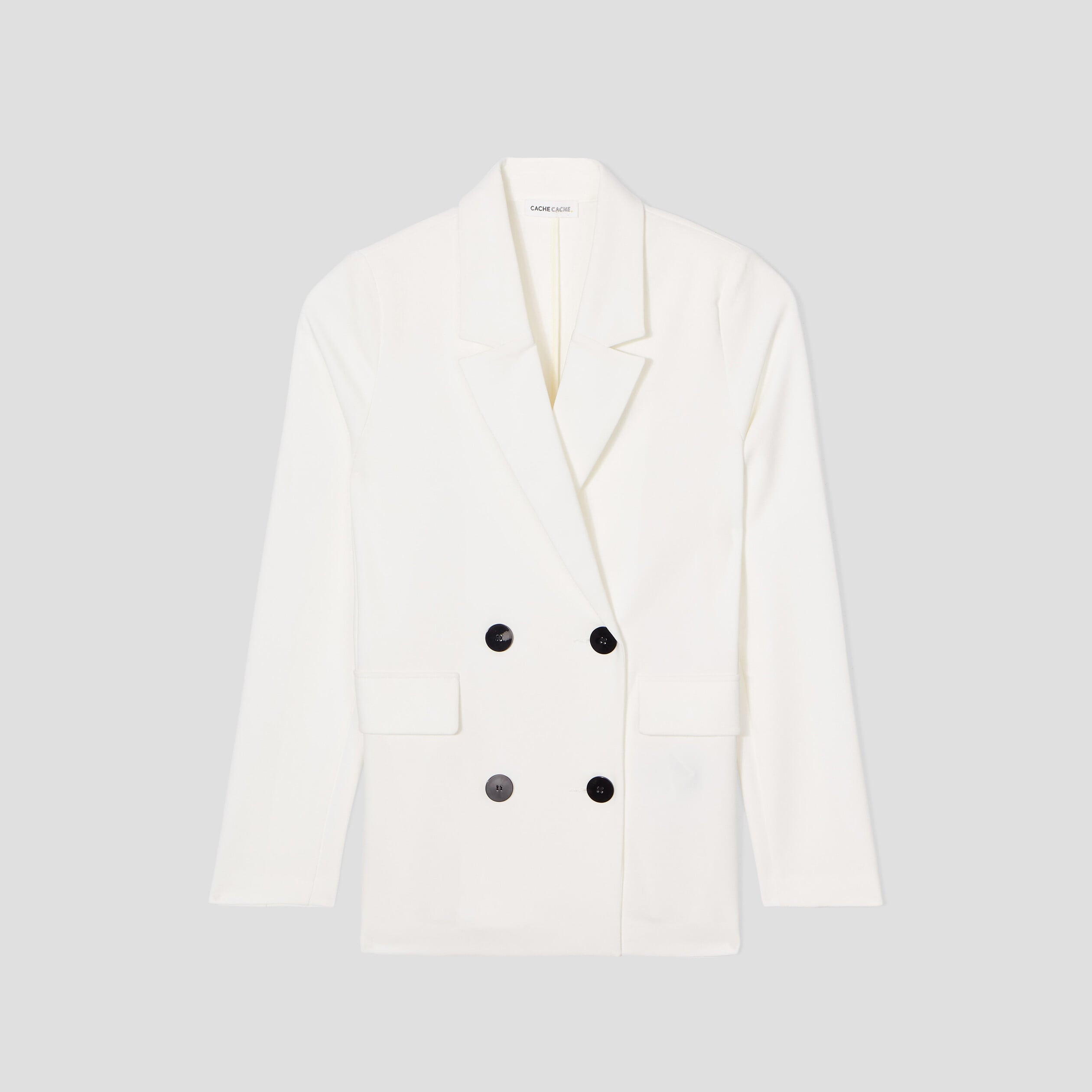 Veste blazer ecru femme