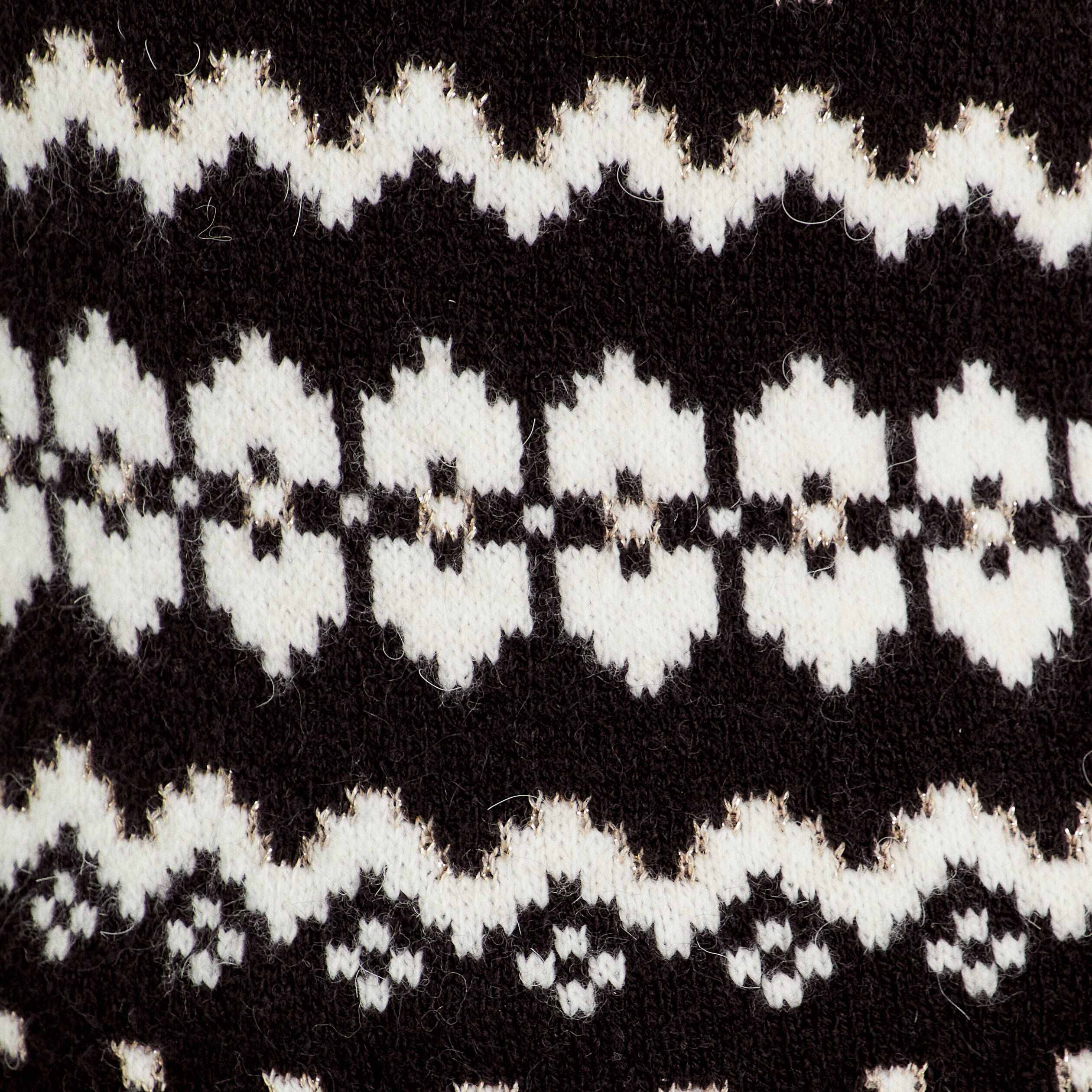 Pull avec col roulé noir femme