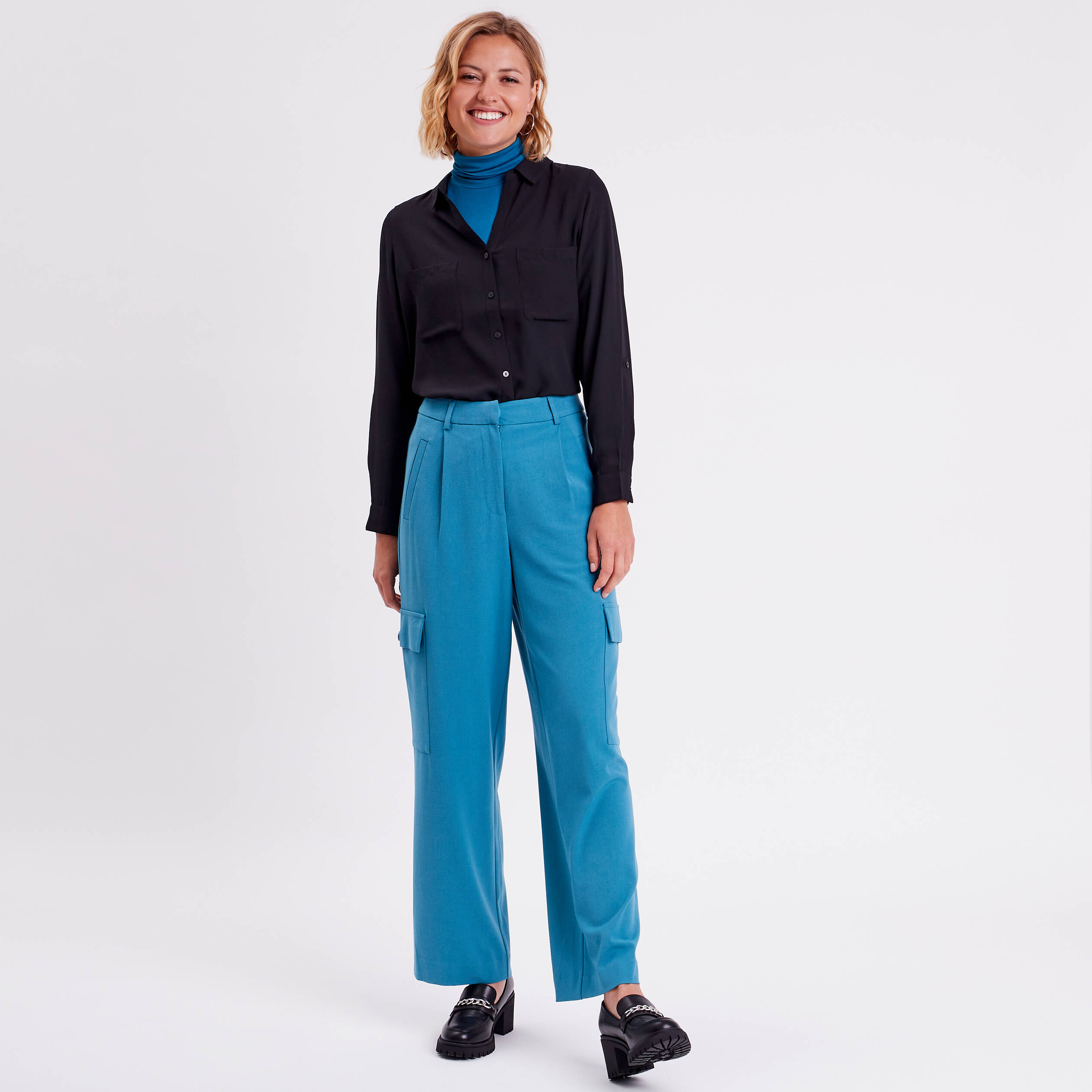 chemise manches longues noir femme Chemise manches longues noir femme