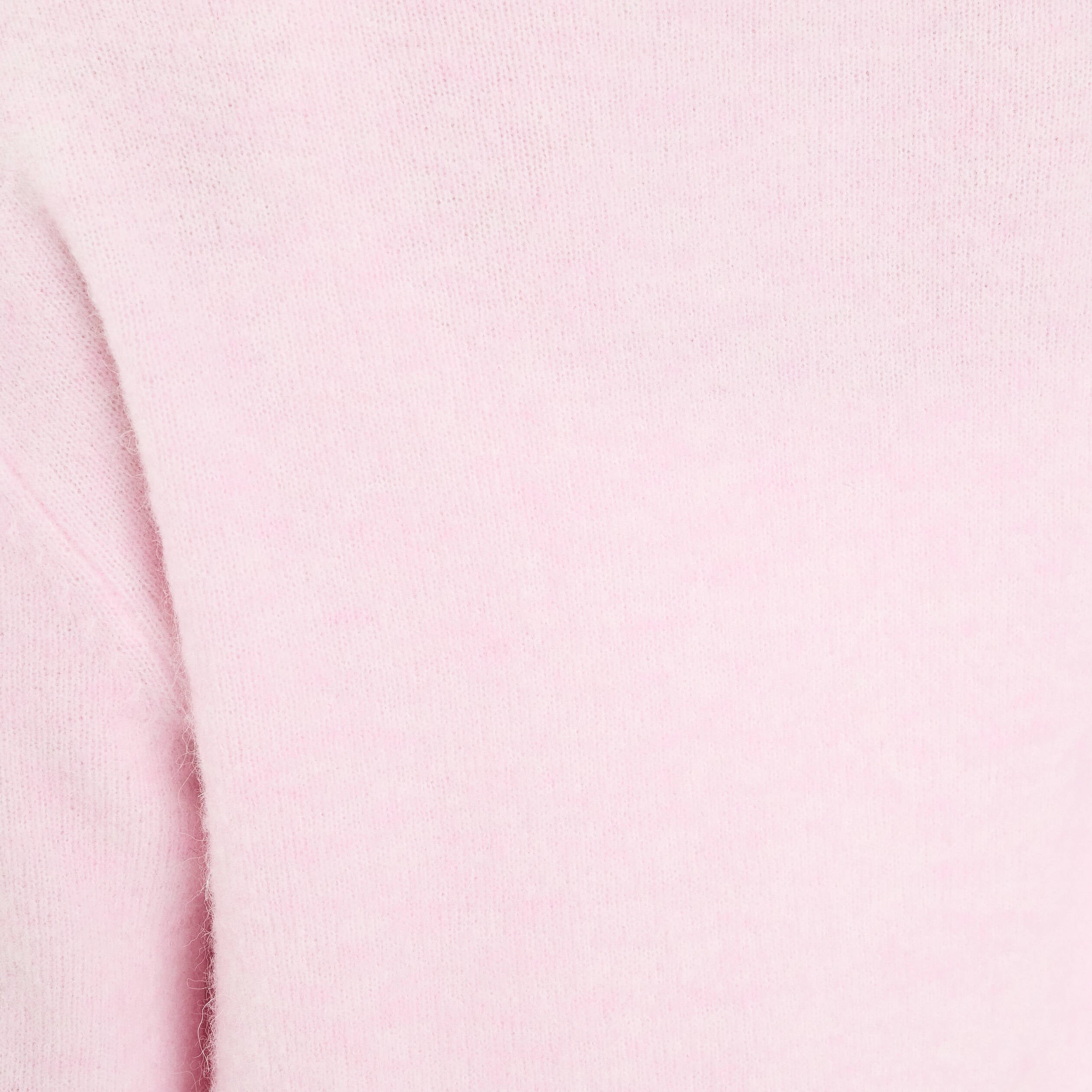 Gilet manches longues rose clair femme