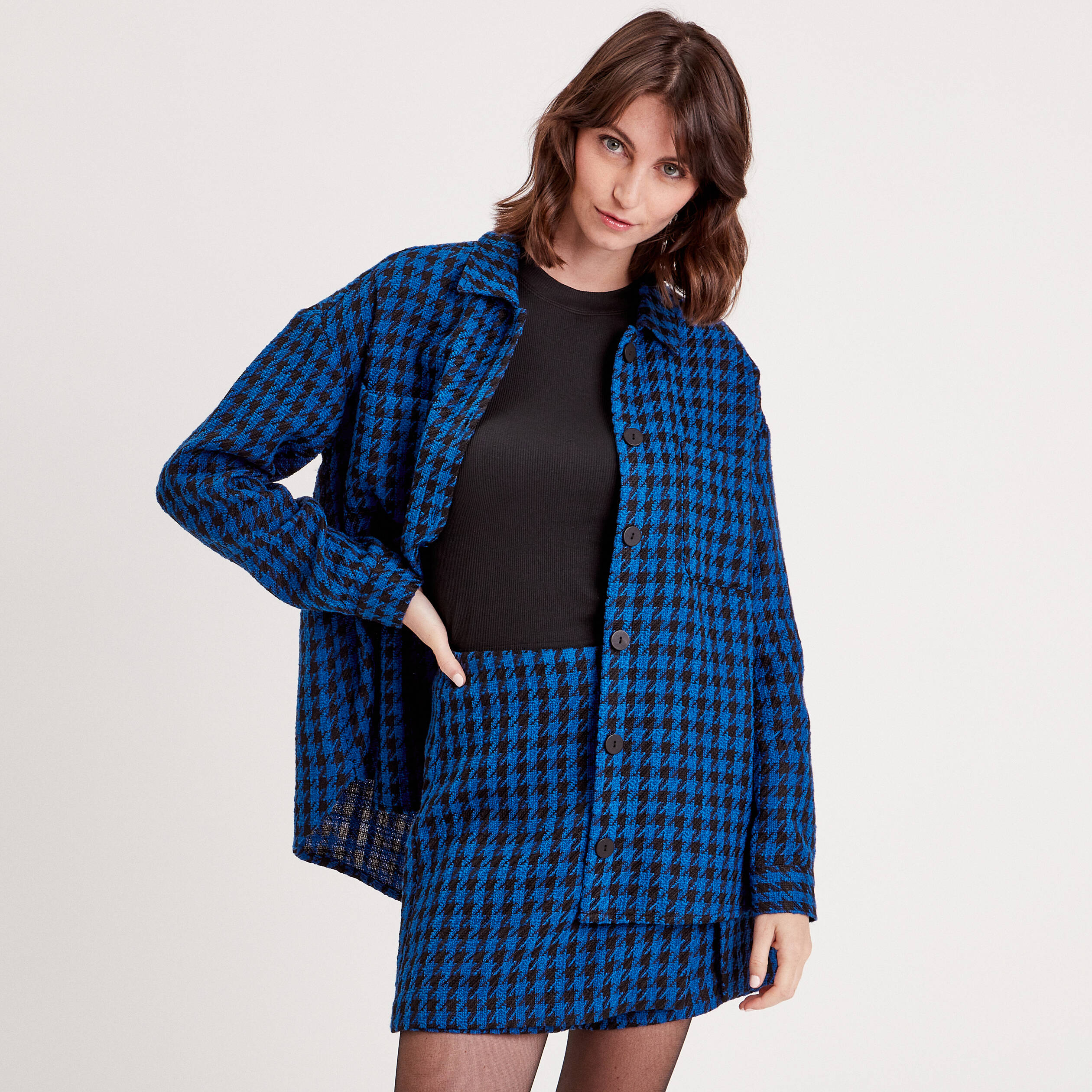 surchemise manches longues noir femme Surchemise manches longues noir femme