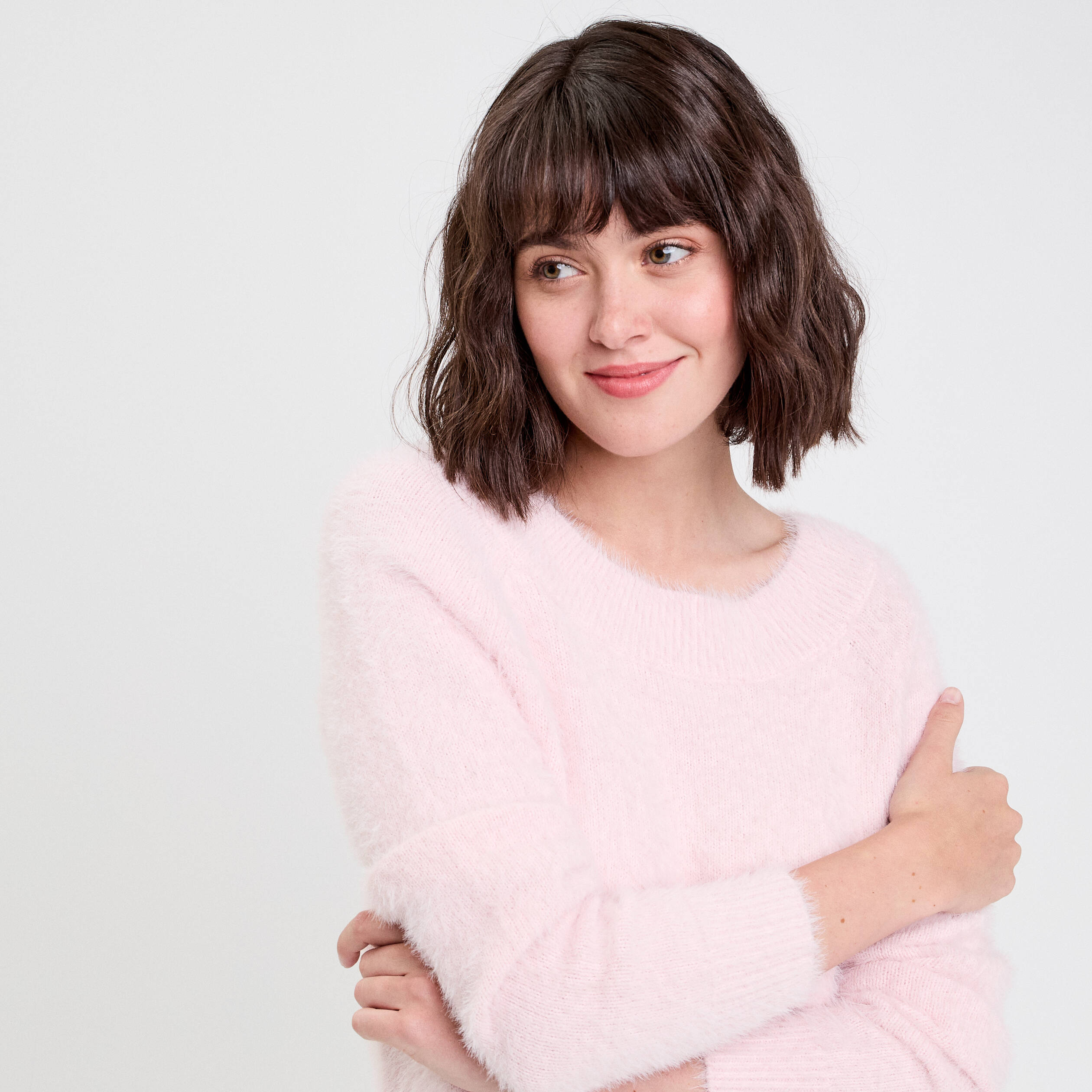 Pull à longueur des manches manches longues pour fille de 2 à 16 ans