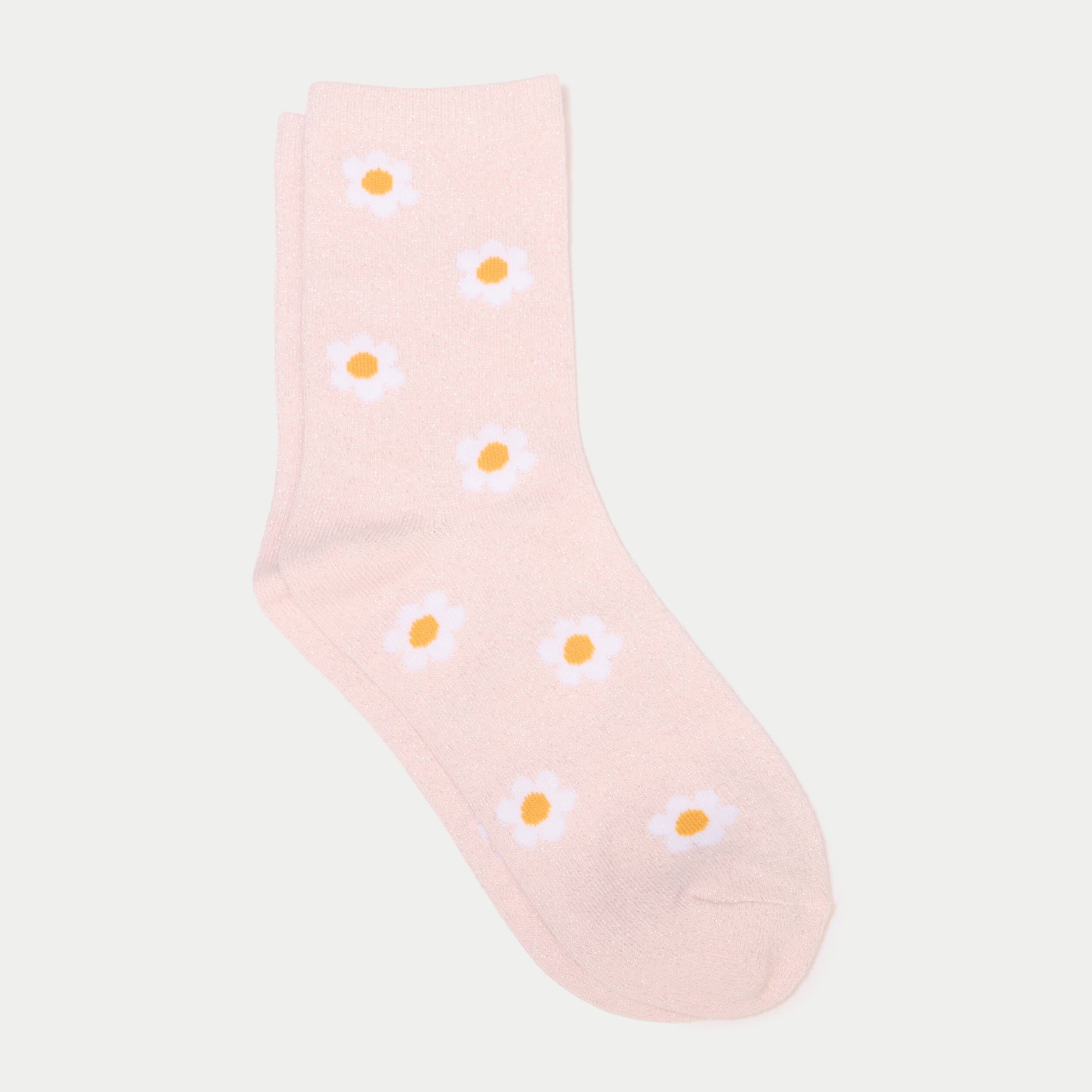 Chaussettes rose clair femme