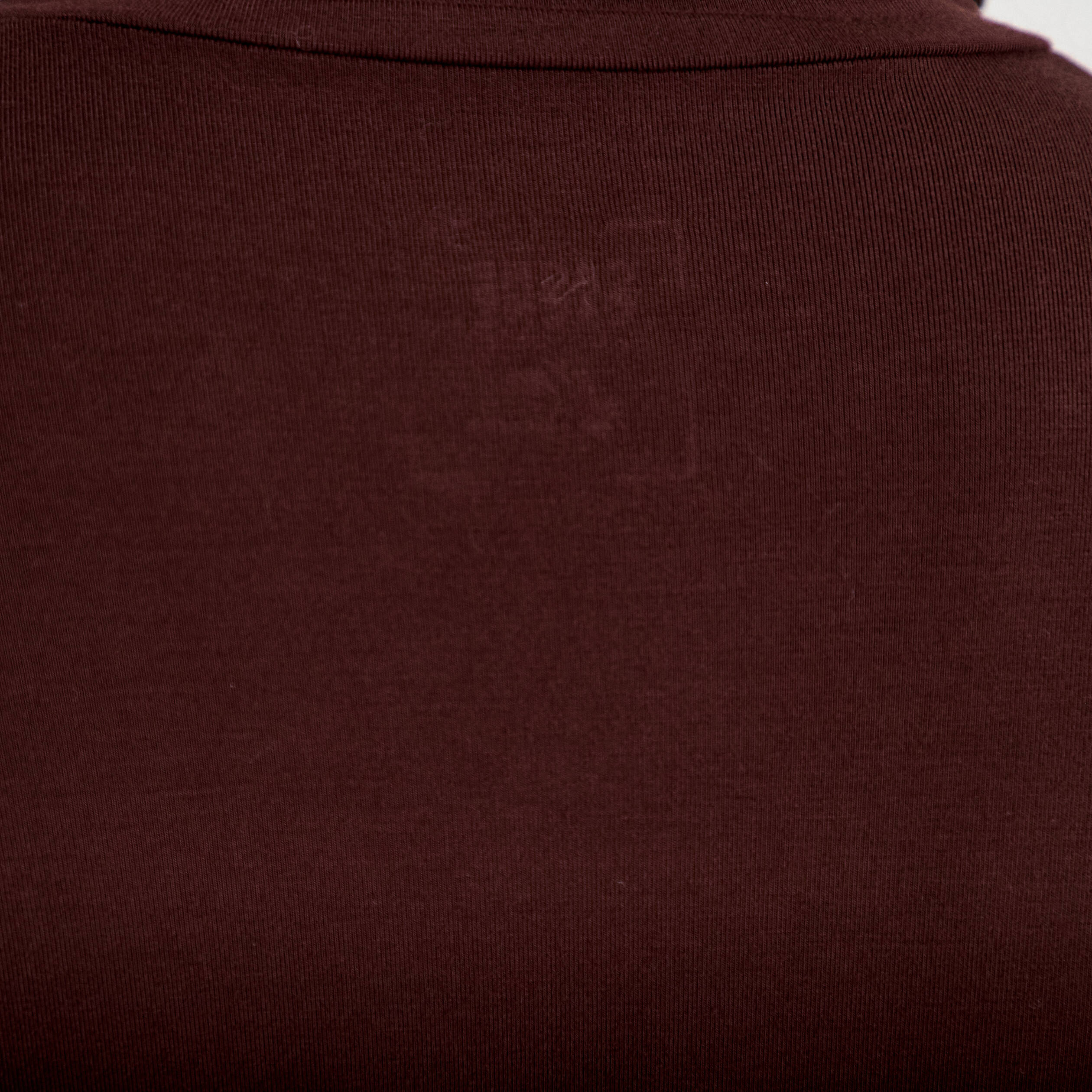 T-shirt uni &agrave; manches longues marron fonc&eacute; femme