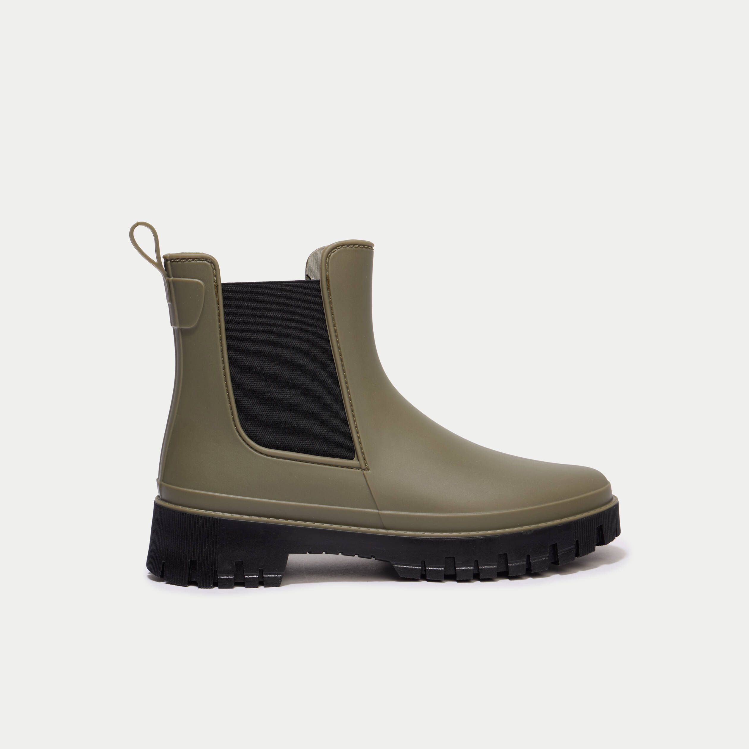 Bottes vert kaki femme