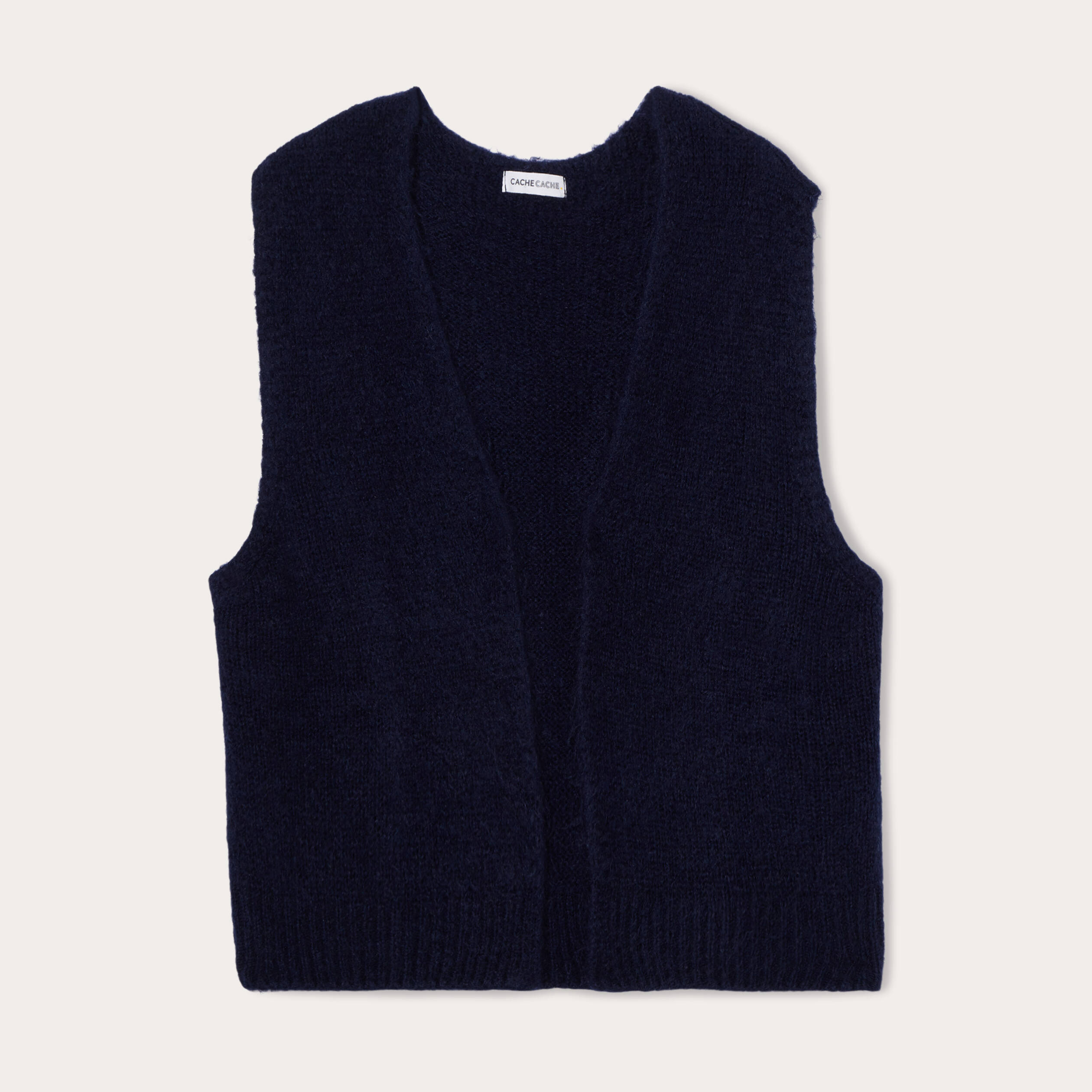 Gilet Sans Manches Femme - Col En V Et Bouton Unique - En Coton/polyester - Coupe Ajustée - Pour Bureau, Sortie, Occasion Décontractée