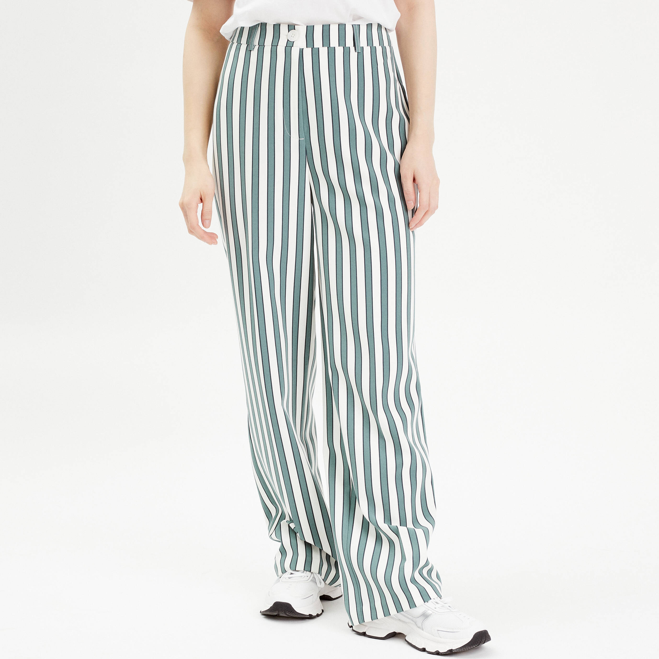 pantalon large tailleur blanc femme Pantalon large tailleur blanc femme