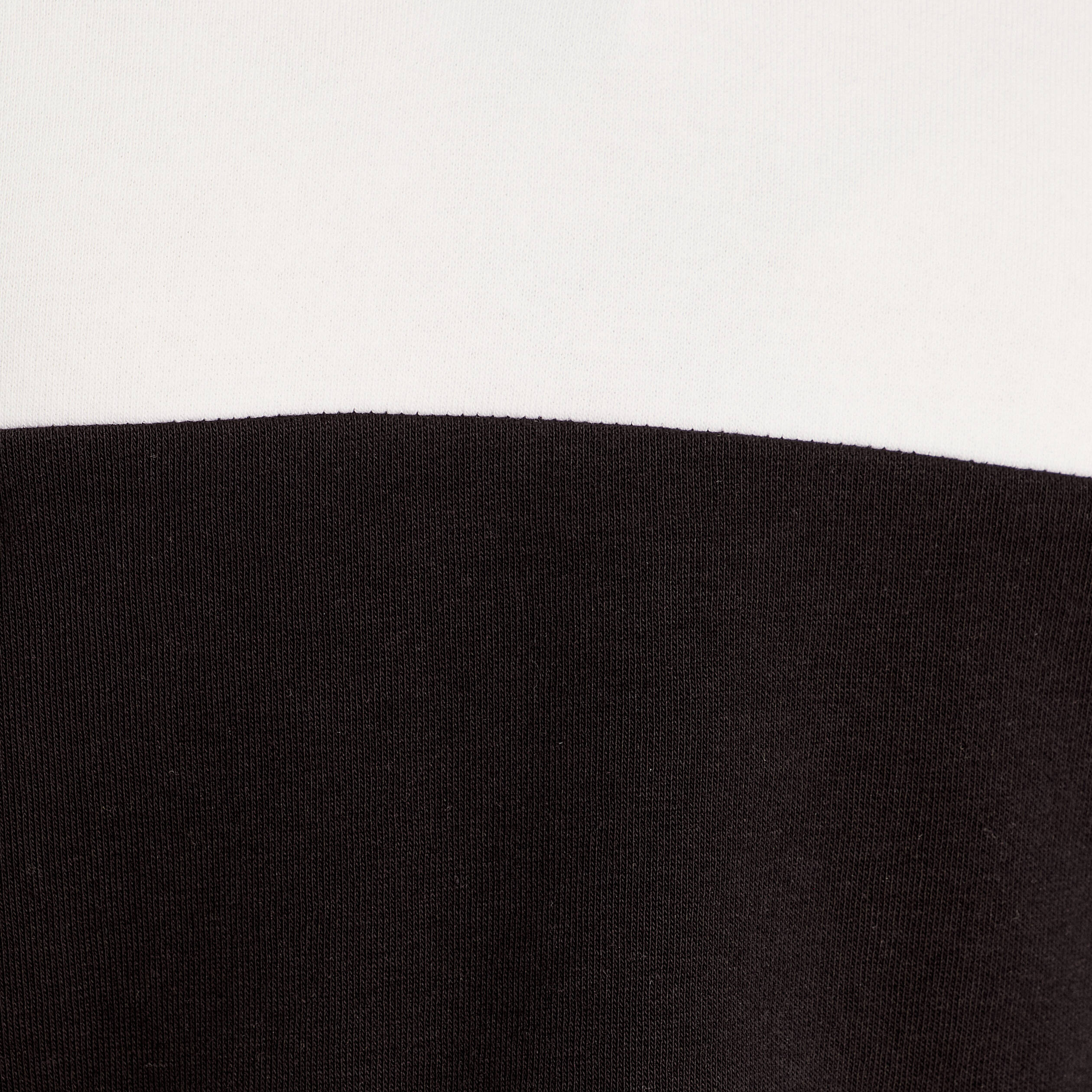 Polo manches longues noir femme