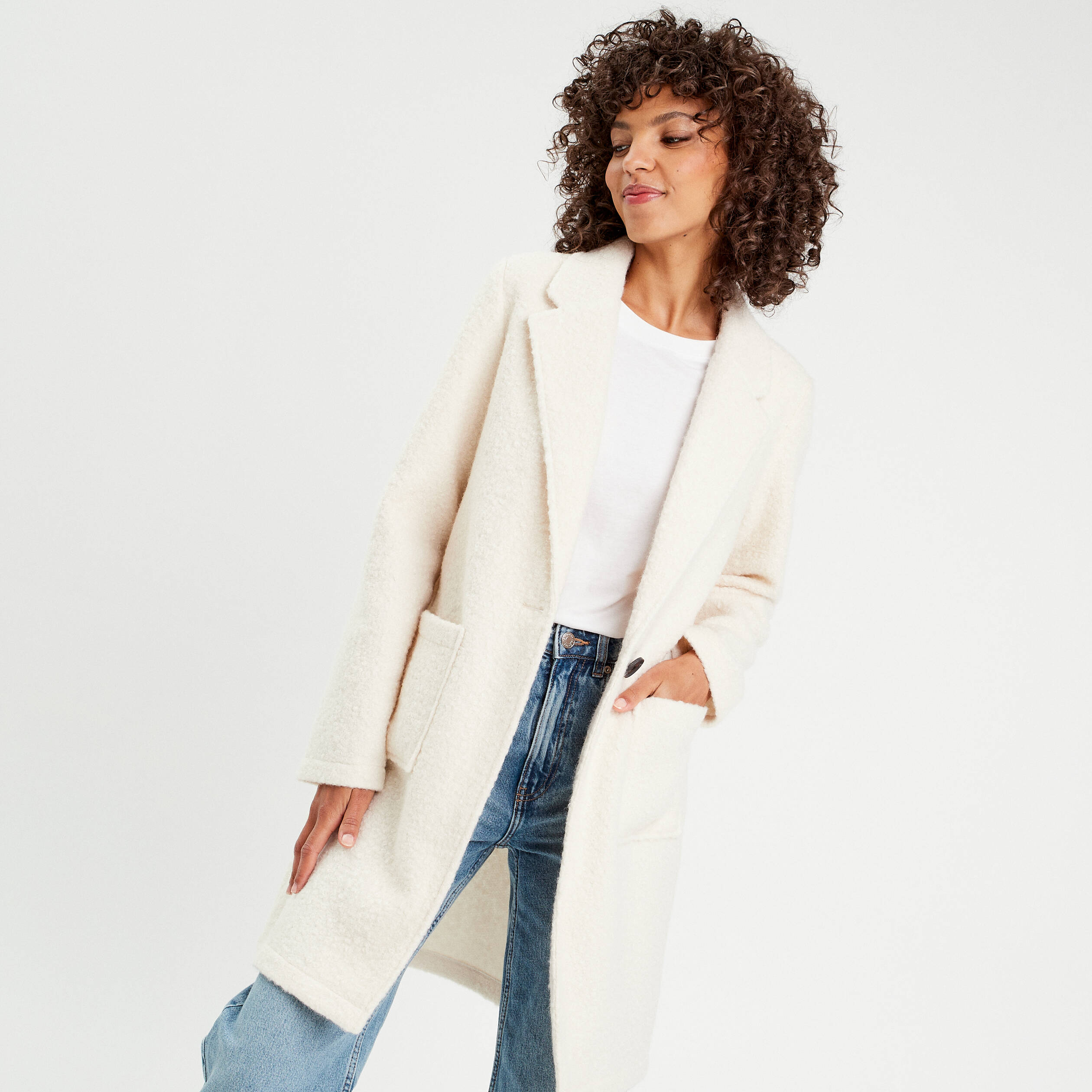 Manteau femme bouclette new arrivals