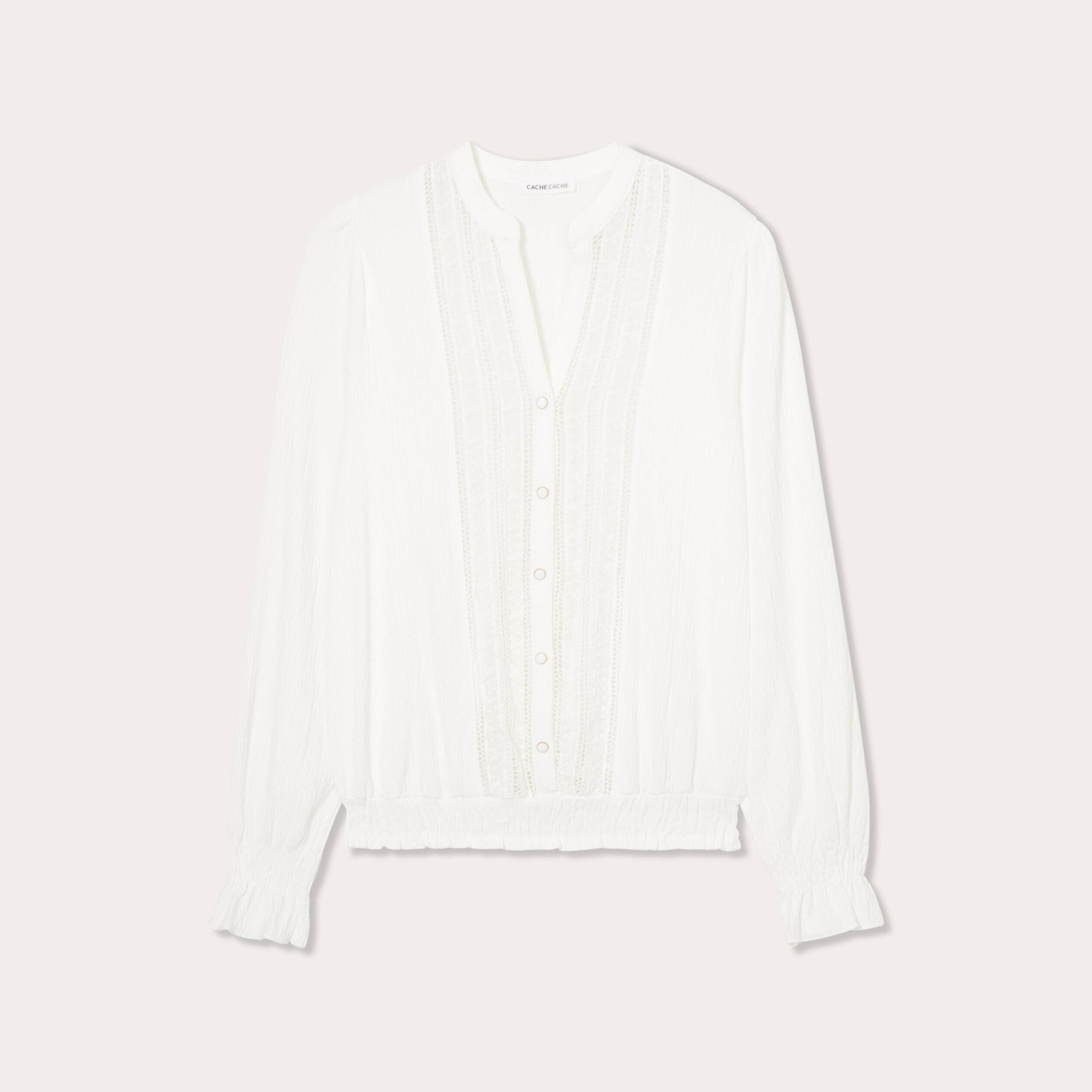 blouse manches longues ecru femme Blouse manches longues ecru femme