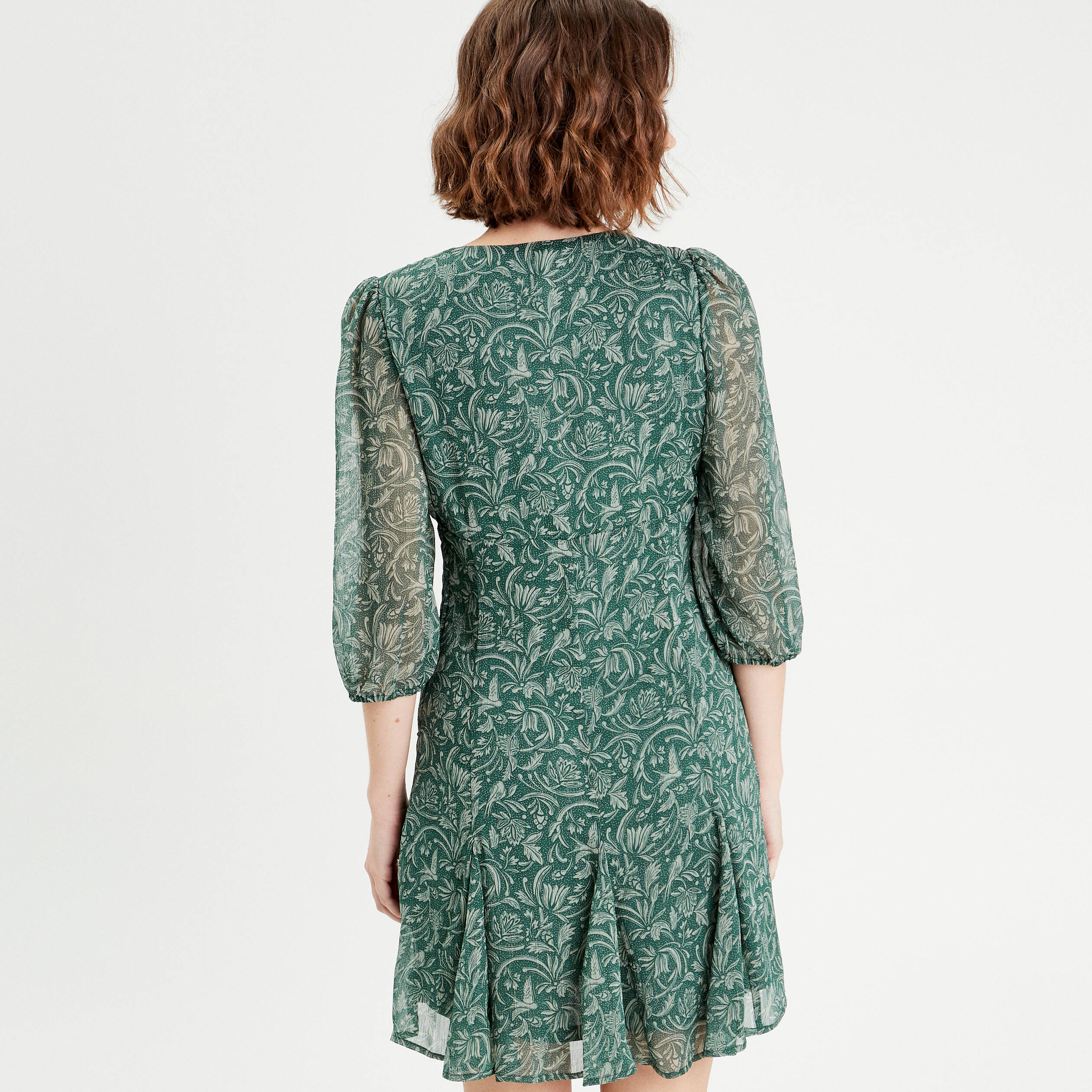 Robe patineuse verte outlet