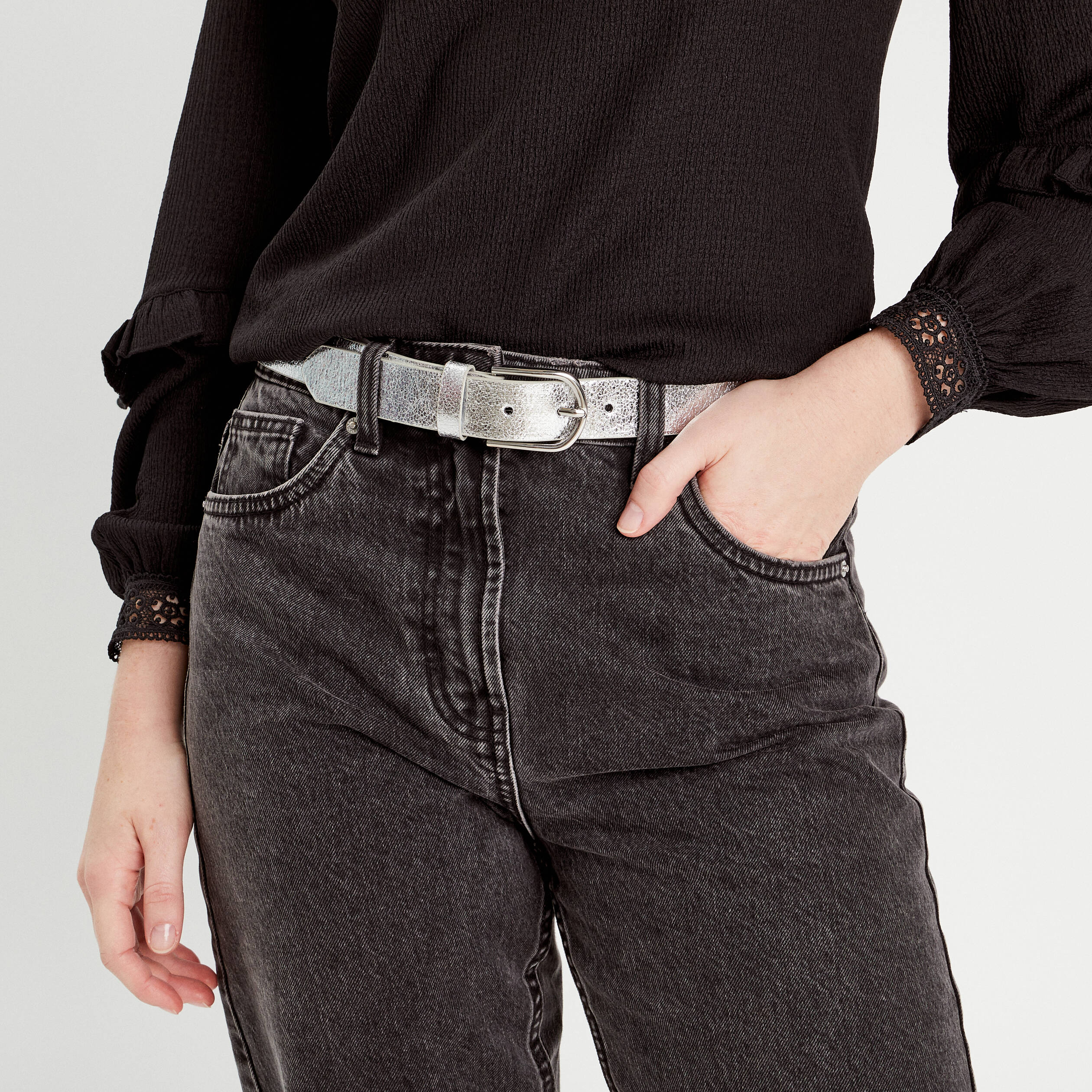 Ceinture grise femme hotsell