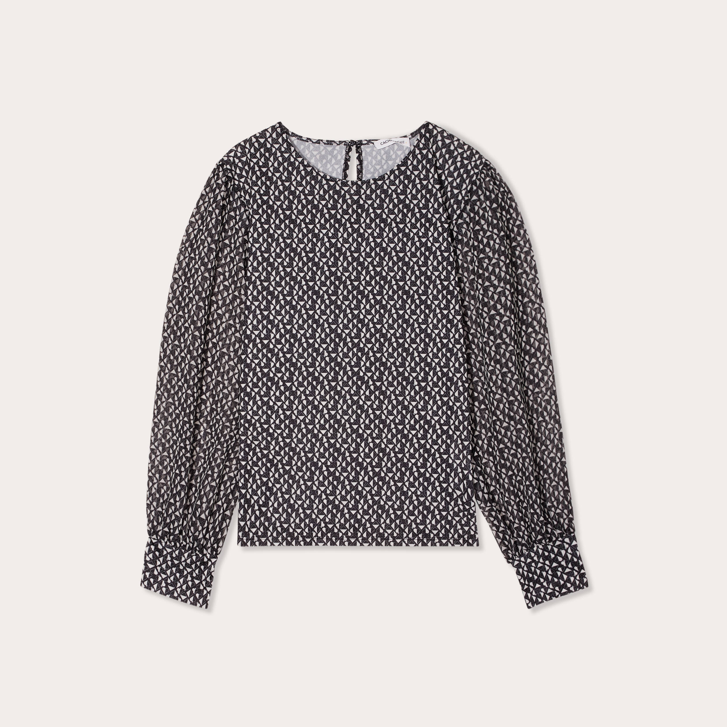 blouse manches bouffantes noir femme Blouse manches bouffantes noir femme