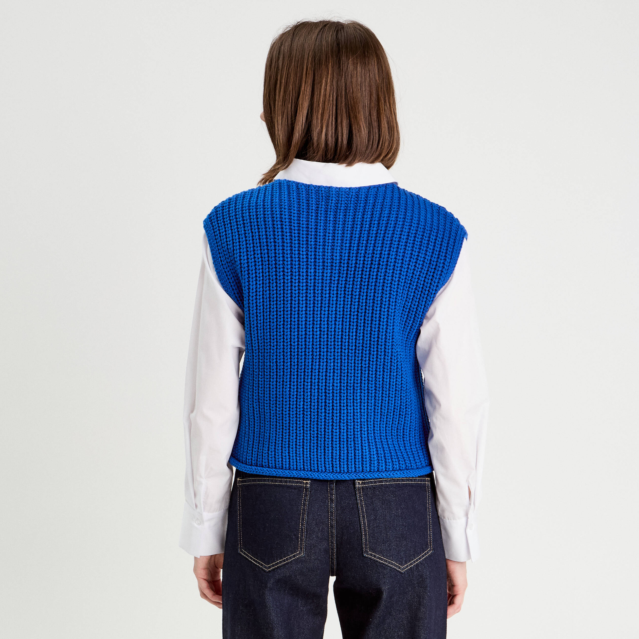 gilet sans manches bleu electrique femme Gilet sans manches bleu electrique femme
