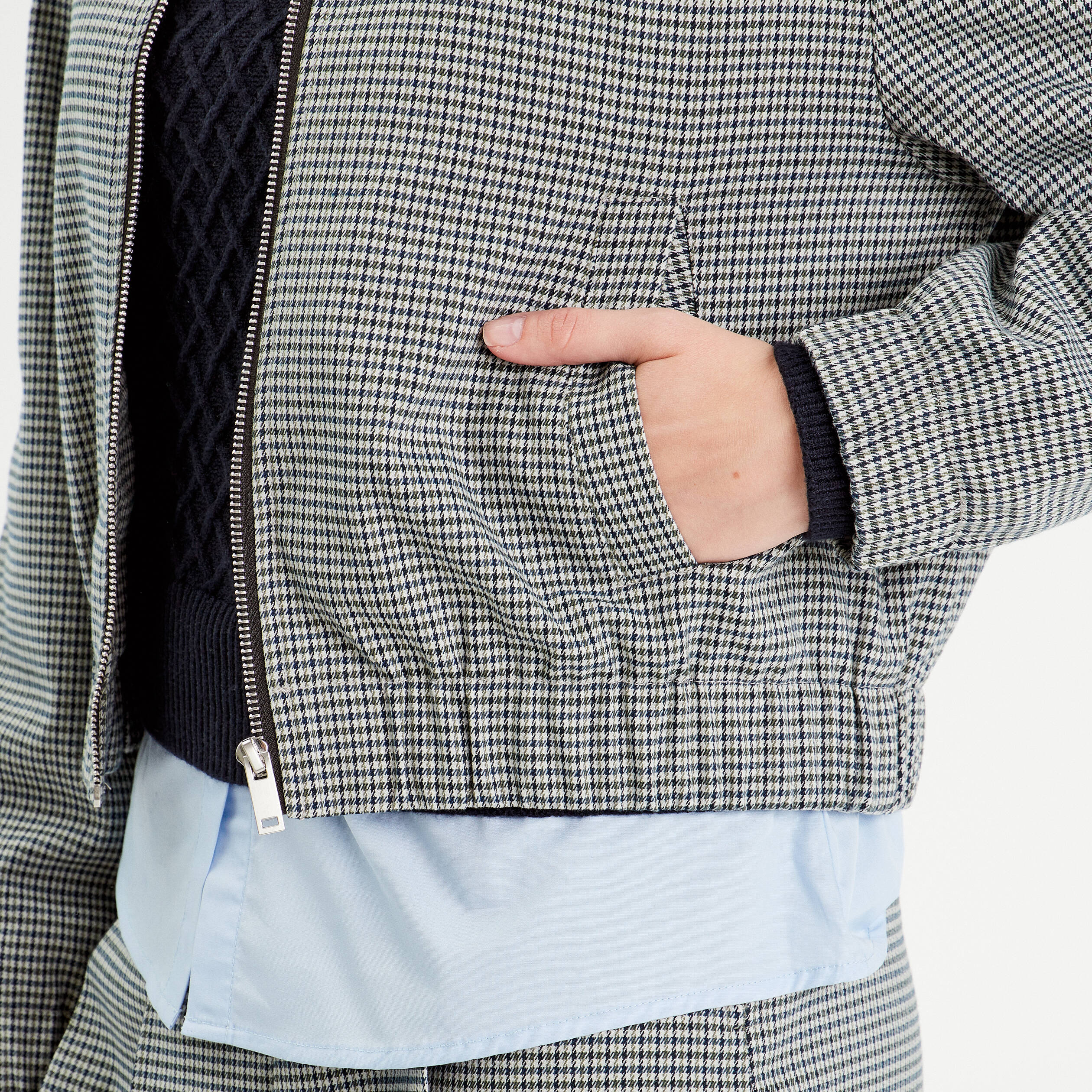veste zippee manches longues blanc femme Veste zippée manches longues blanc femme