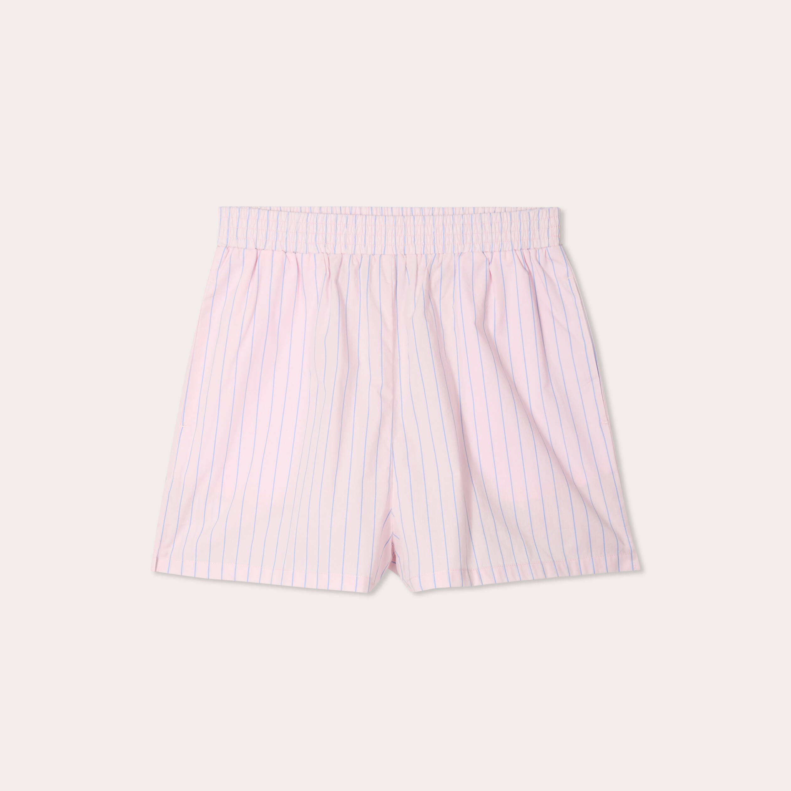 Short droit rose clair femme