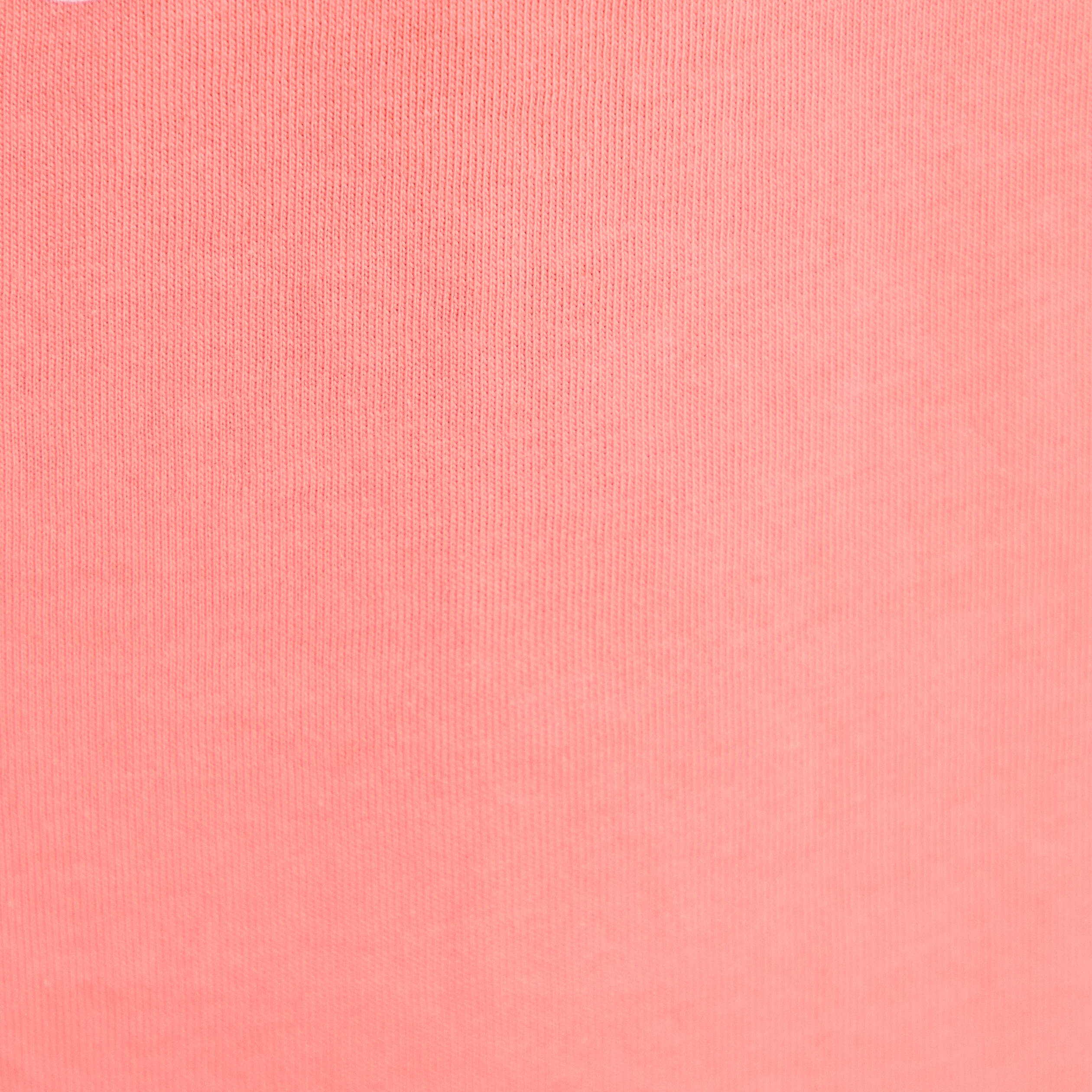 T-shirt oversize manches courtes rose corail femme