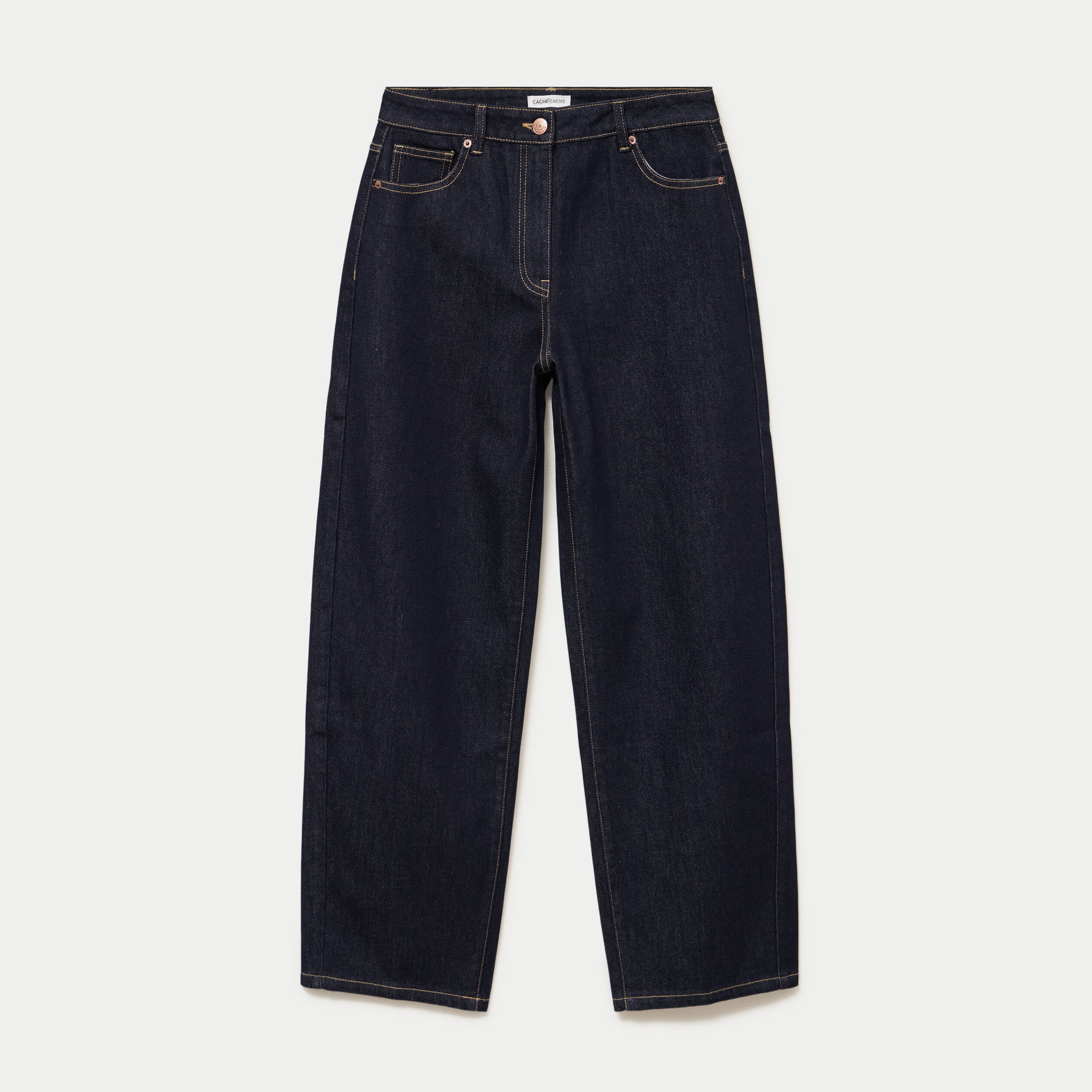 Jean boyfriend denim brut femme