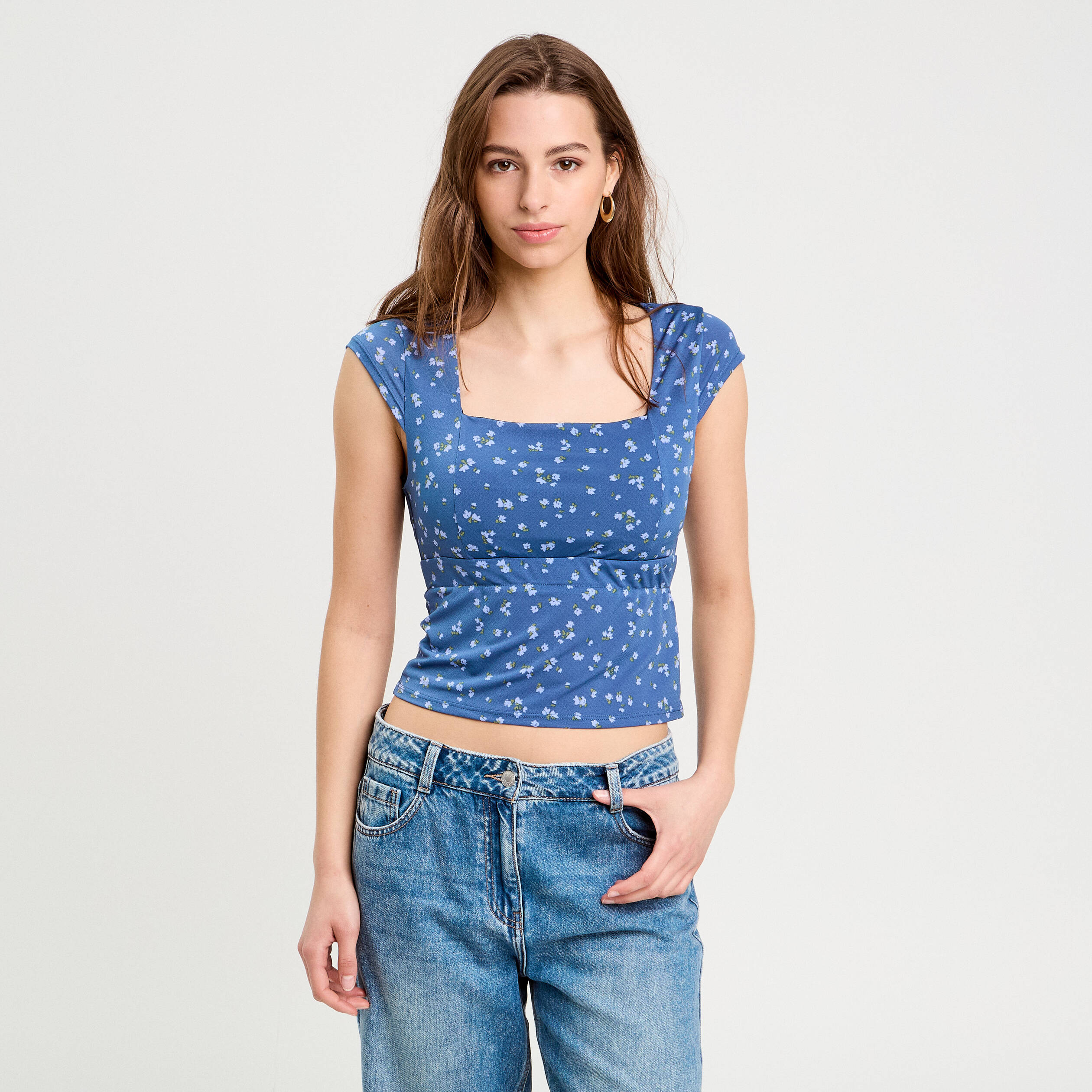 blouse dos ouvert bleu fonce femme Blouse dos ouvert bleu foncé femme