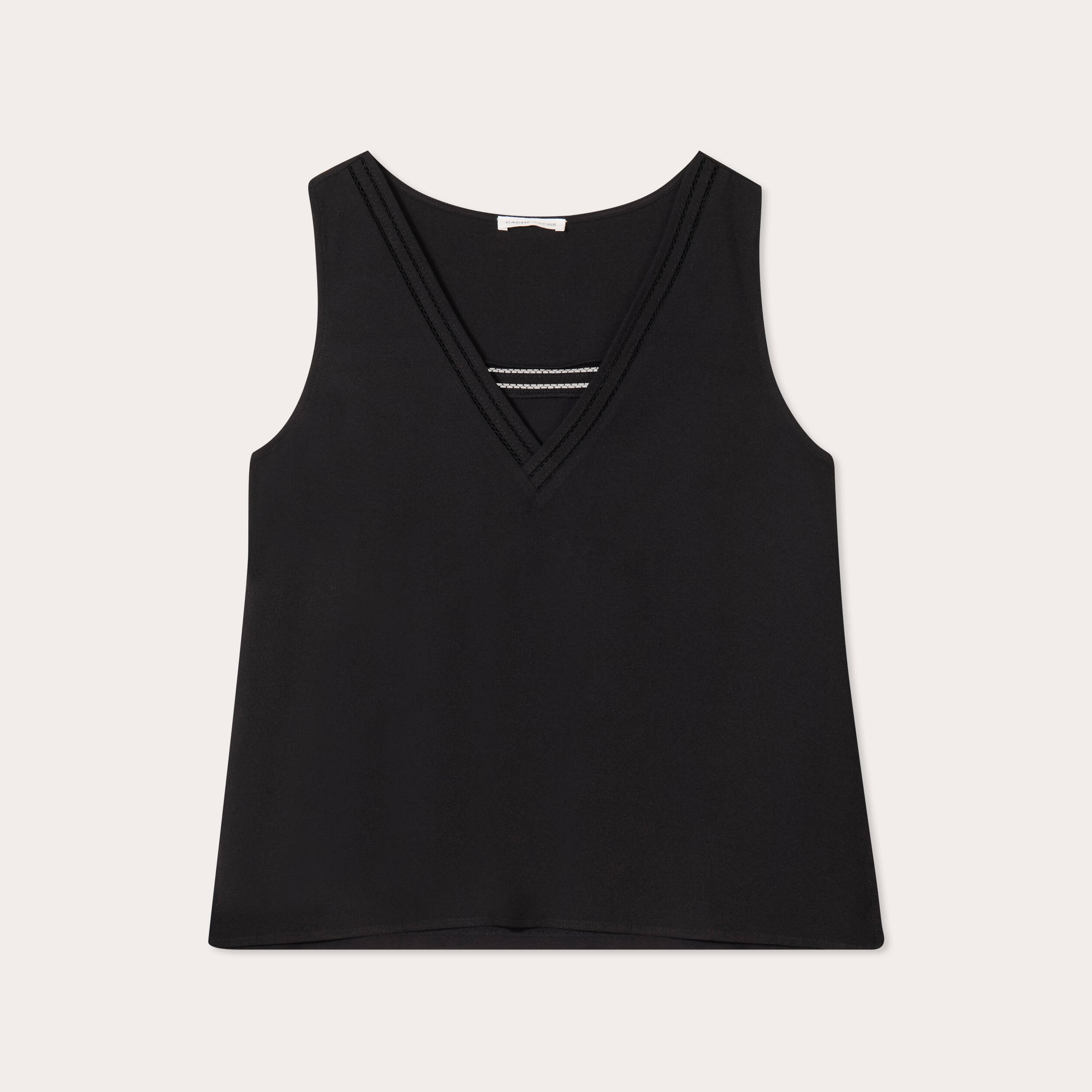 debardeur sans manches noir femme Débardeur sans manches noir femme