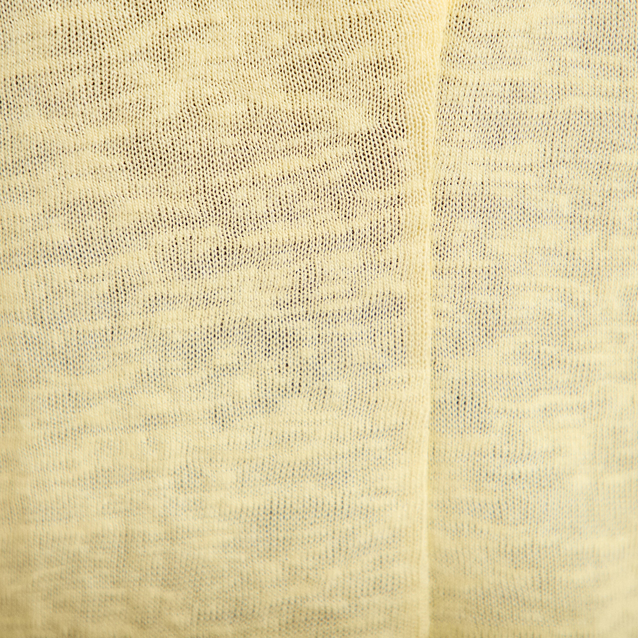 T-shirt noeuds dos jaune clair femme