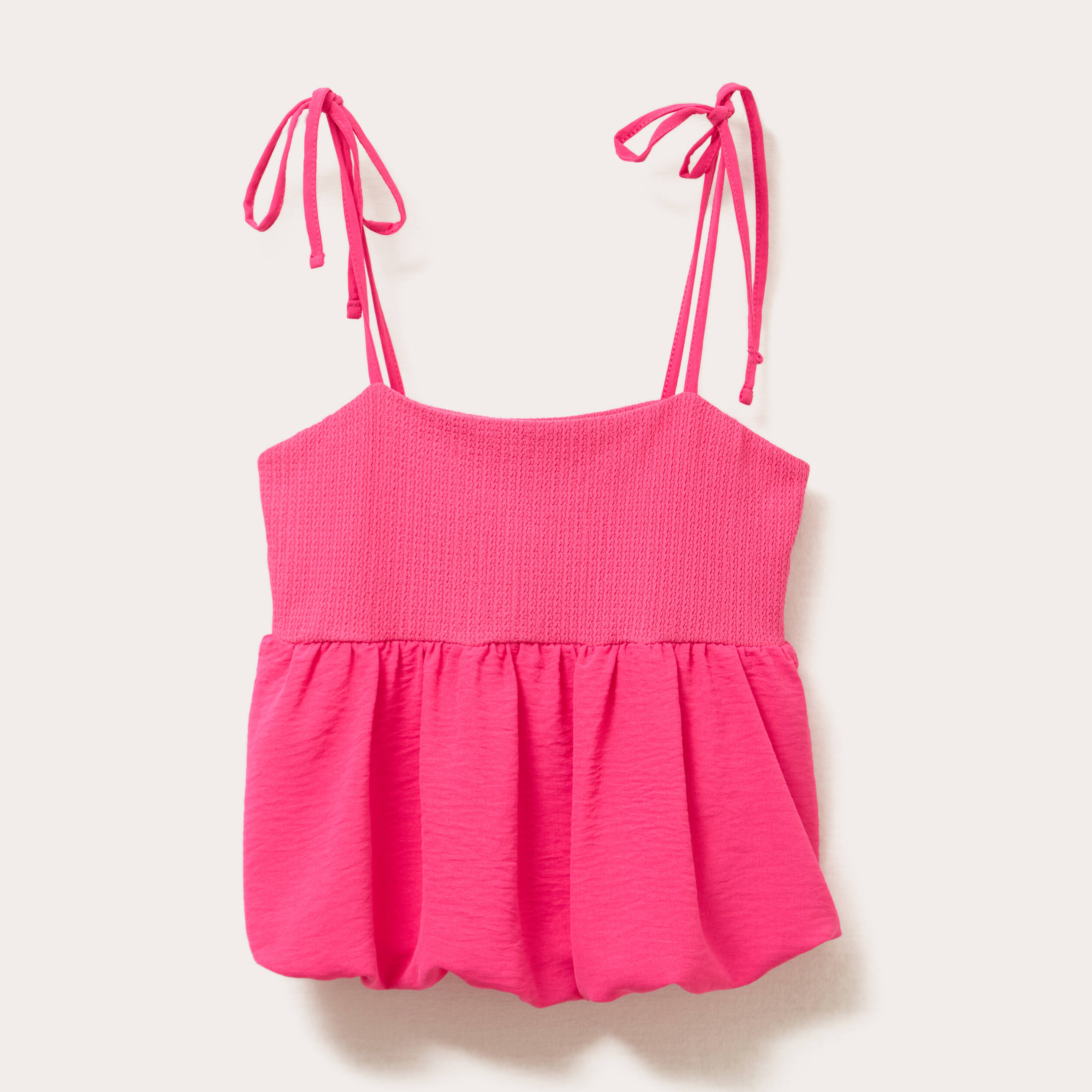 blouse bretelles fines rose vif femme Blouse bretelles fines rose vif femme