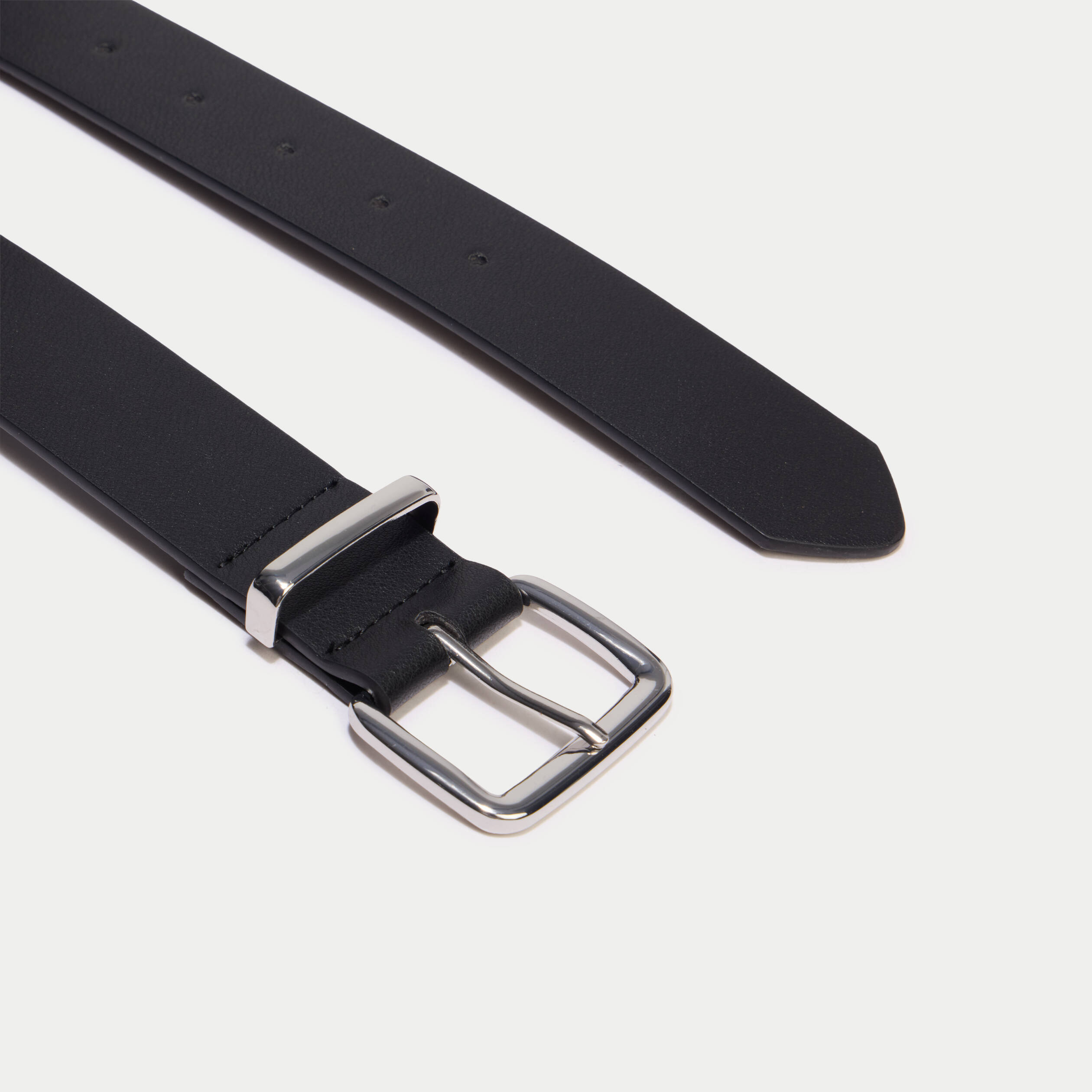 Ceinture large noir femme