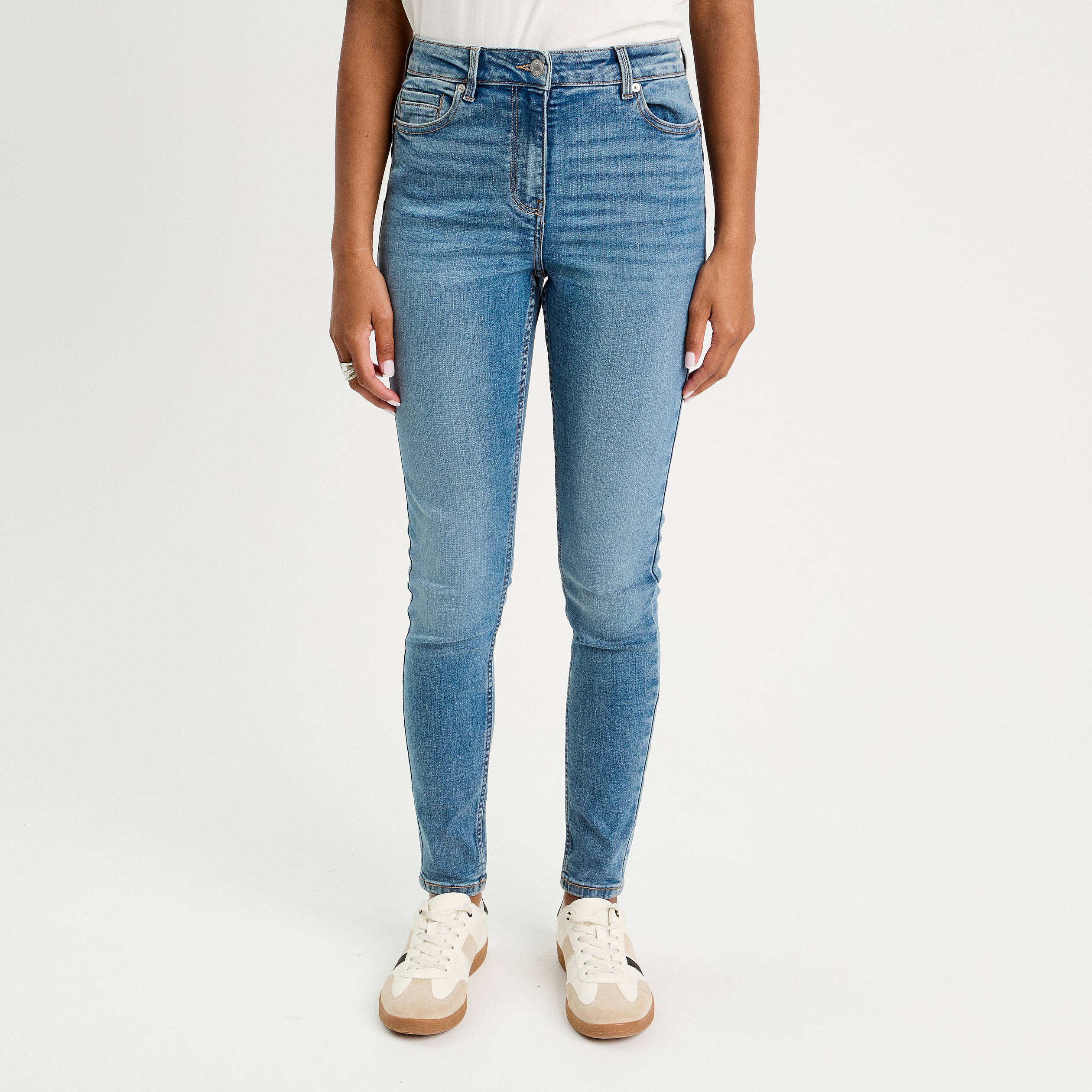 jeans skinny push up denim double stone femme Jeans skinny push up denim double stone femme