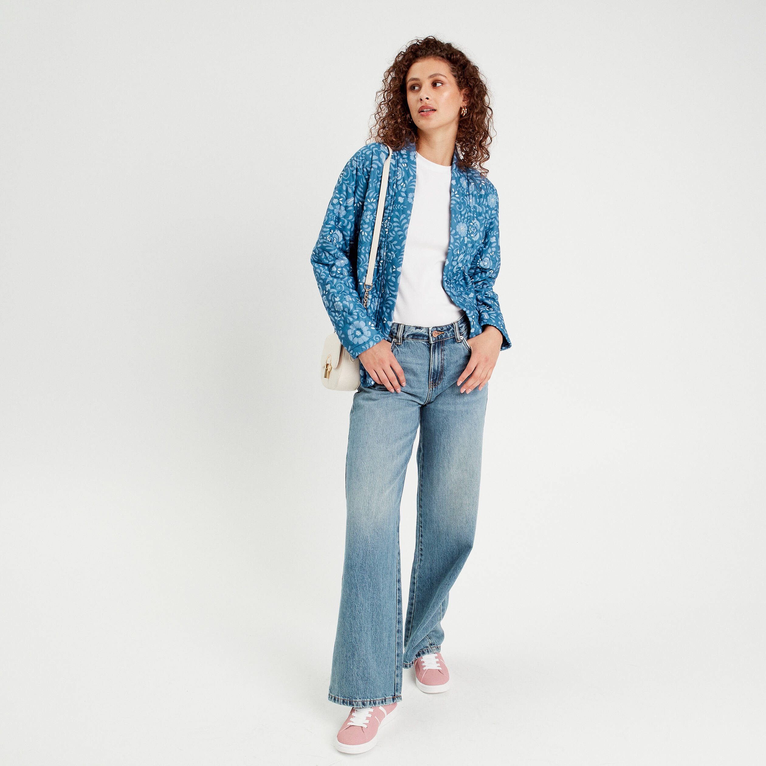 t shirt manches courtes cotele blanc femme T-shirt manches courtes côtelé blanc femme